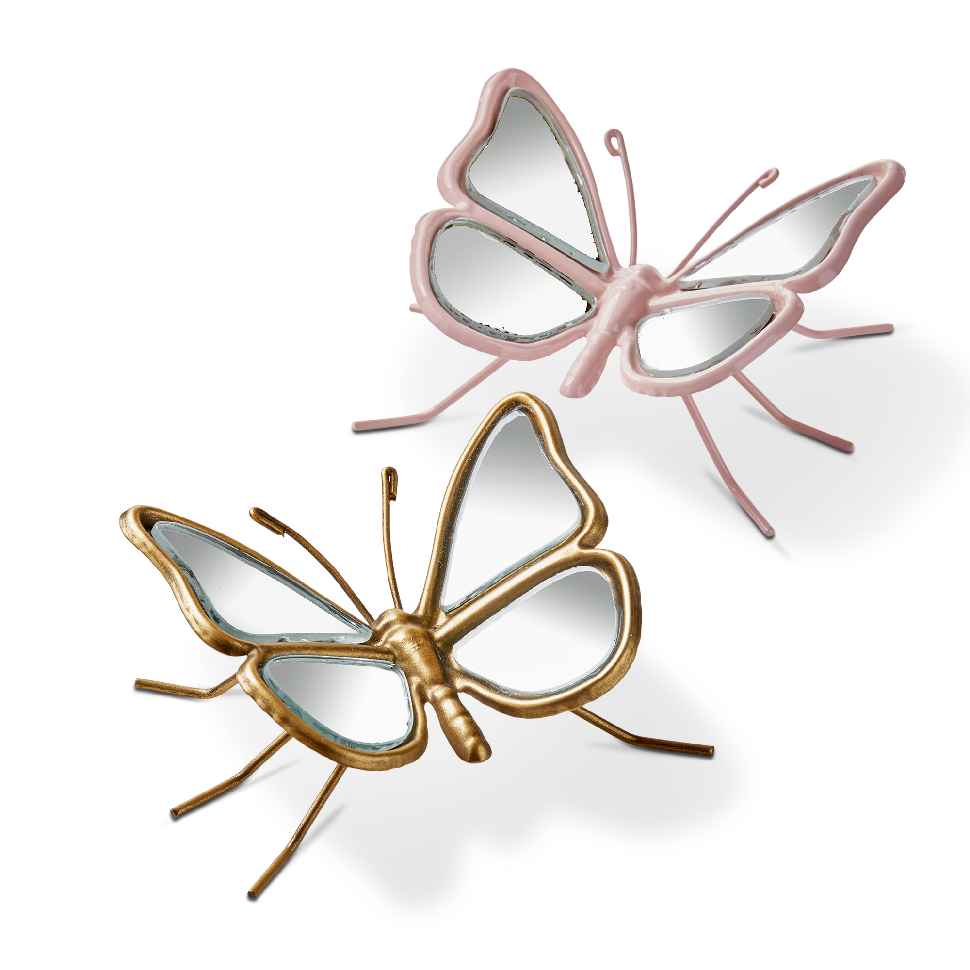 Picture of MINI MIRRORED BUTTERFLY DECOR ASMT/2