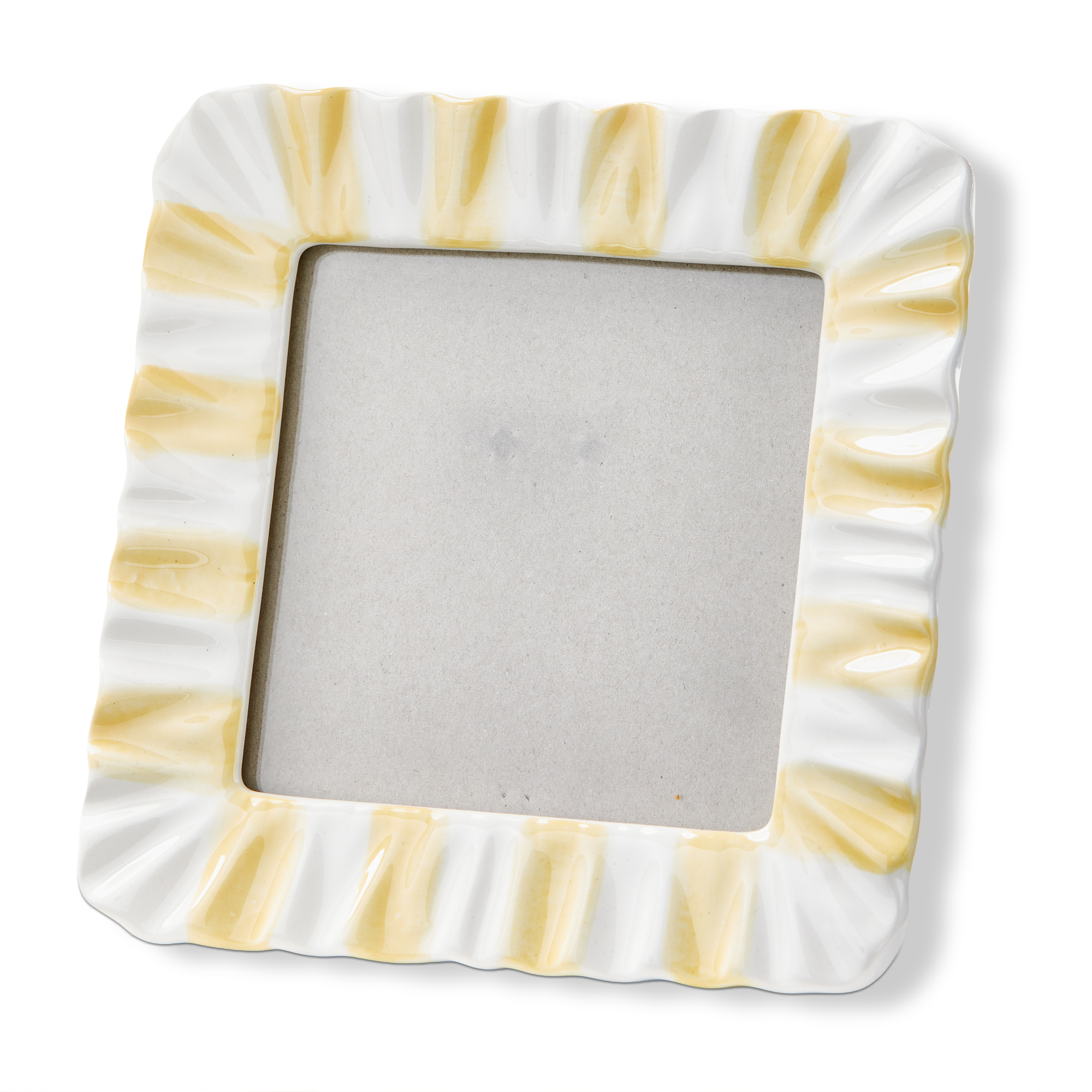 Picture of STRIPE RUFFLE PHOTO FRAME 4X4