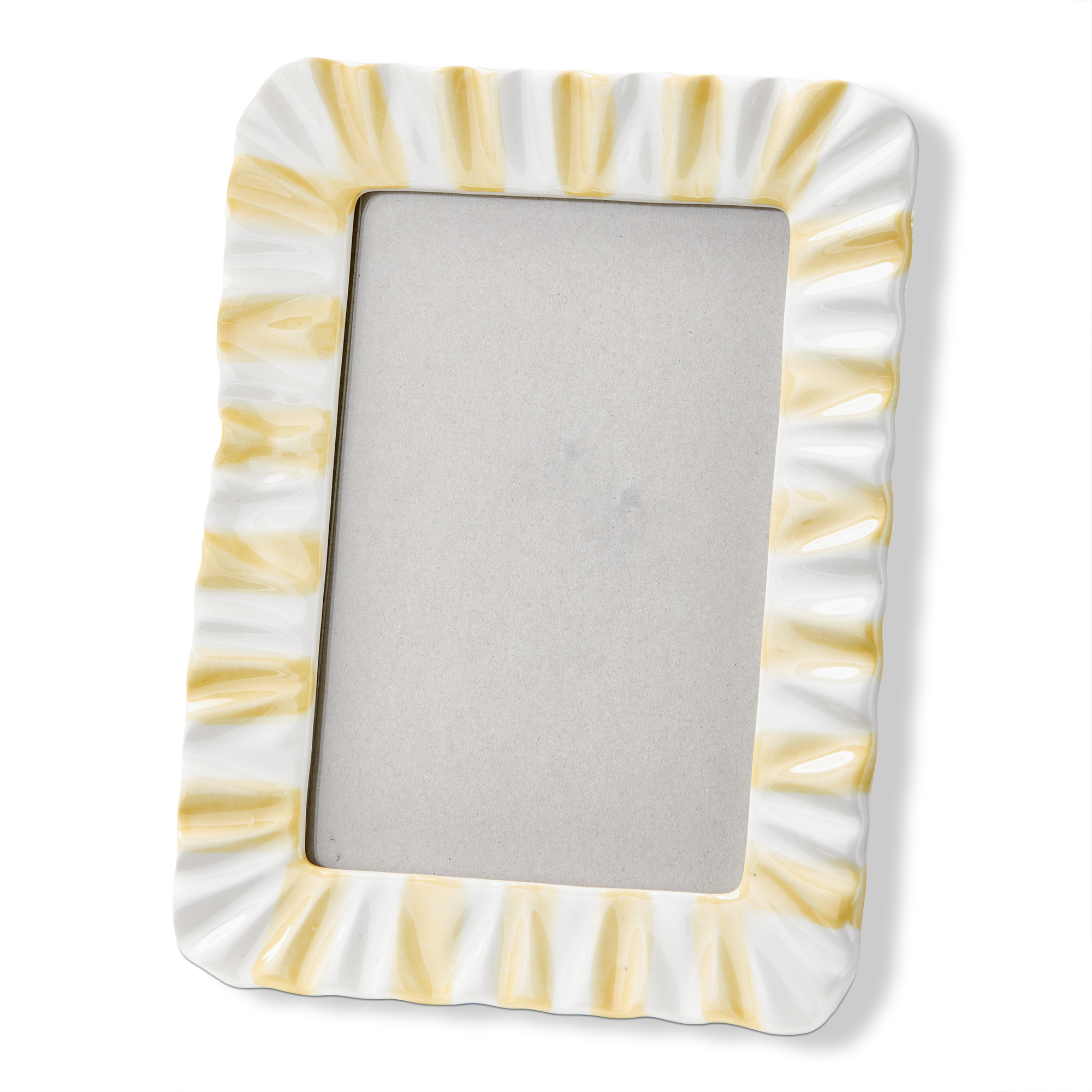 Picture of STRIPE RUFFLE PHOTO FRAME 4X6