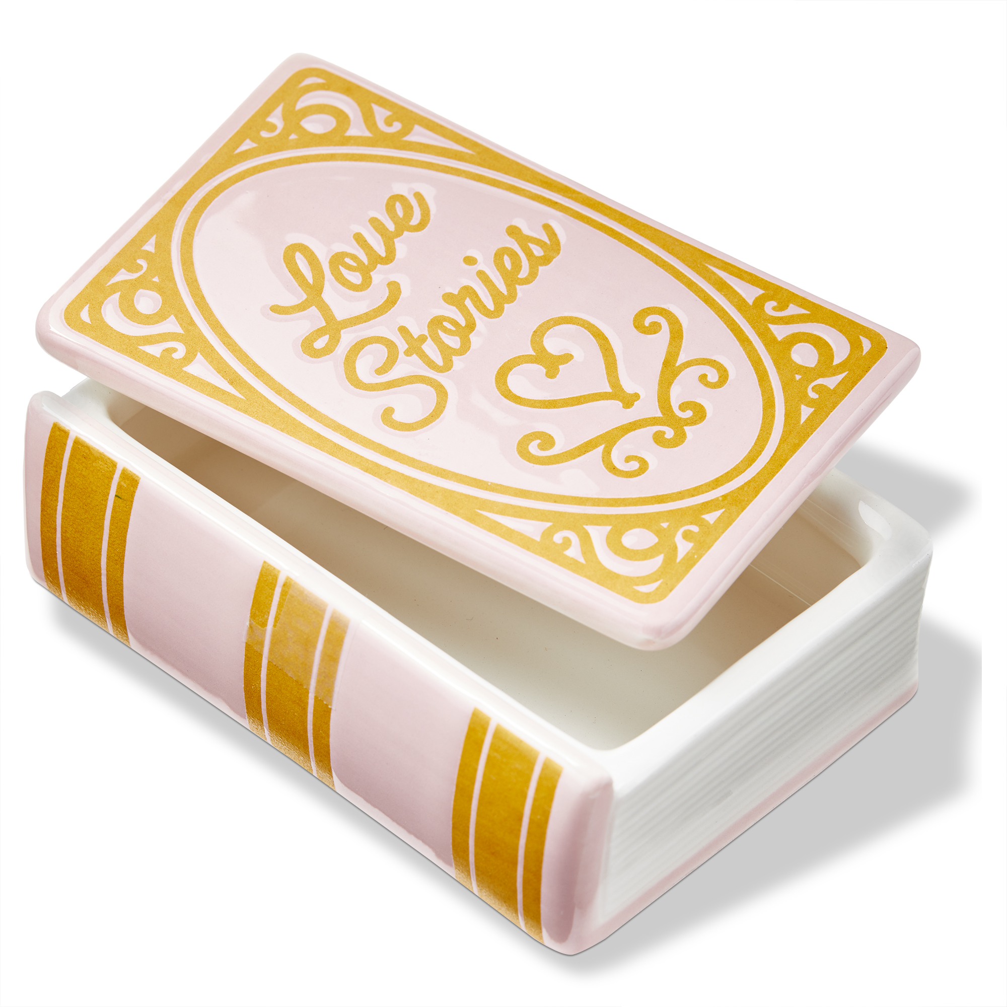 Picture of LOVE STORIES BOOK LIDDED TRINKET BOX