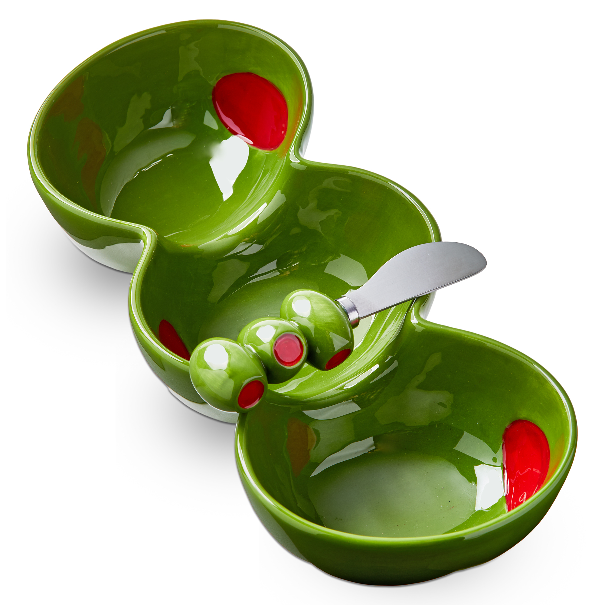 Picture of OLIVE 3-PART SERVER & SPREADER S/2