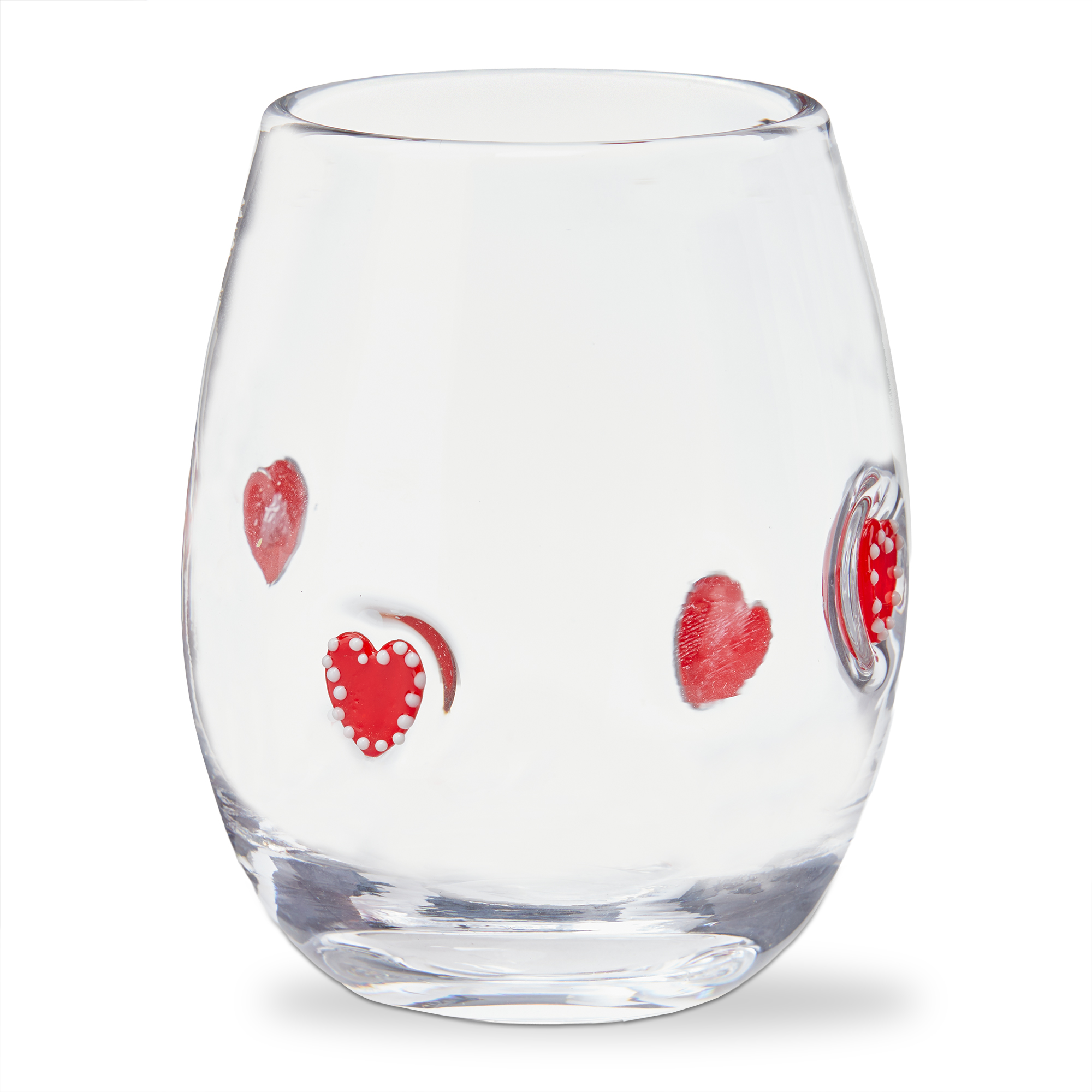 Picture of HEART STEMLESS WINE GLASS