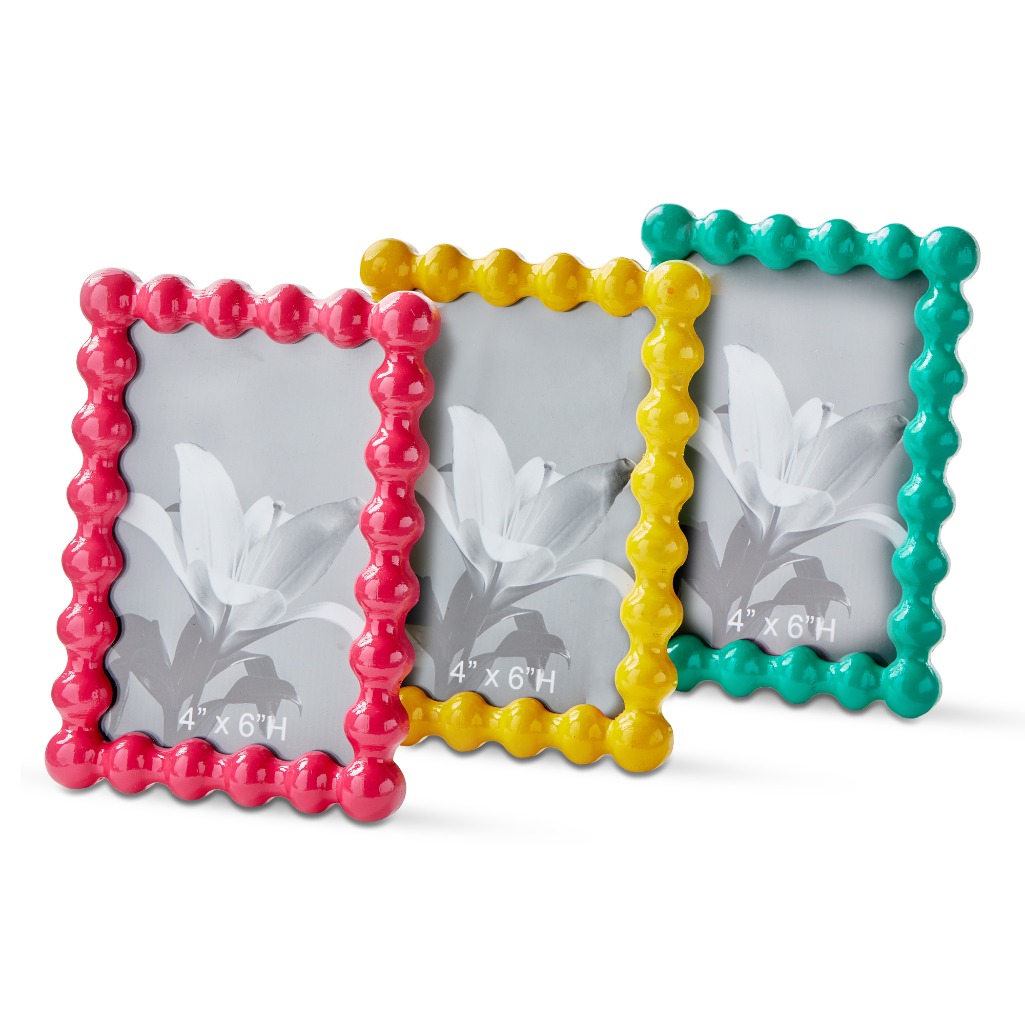 Picture of BAUBLE PHOTO FRAME 4X6 ASMT/3