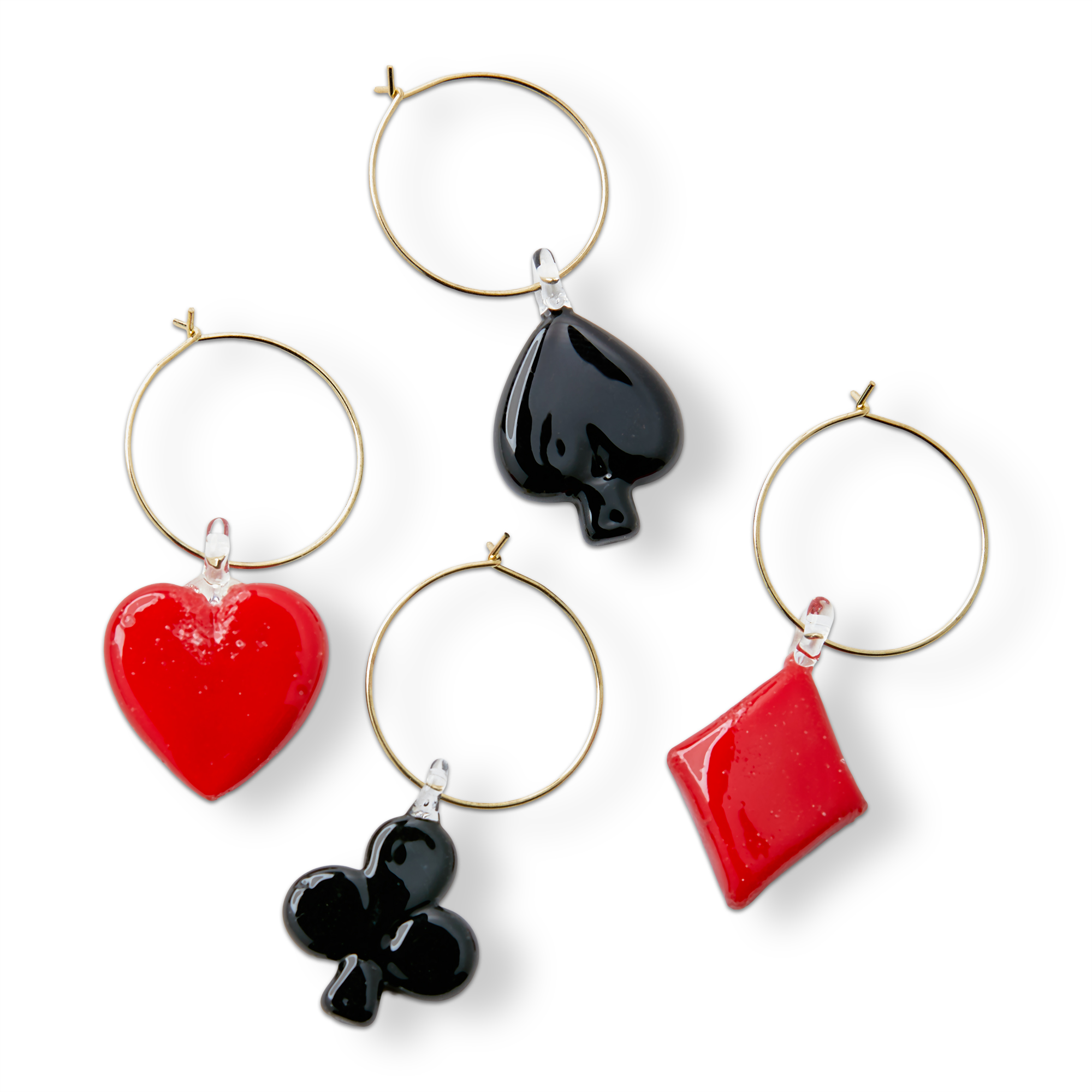 Picture of SUITS WINE CHARM S/4