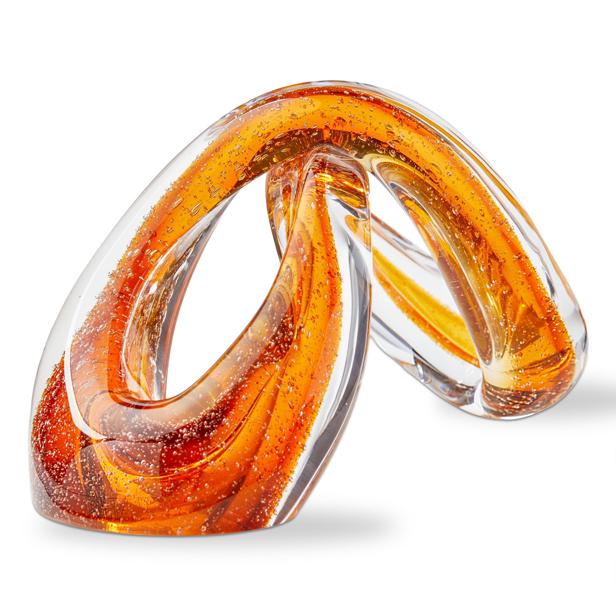 Picture of INFINITY ARCH ART GLASS OBJECT