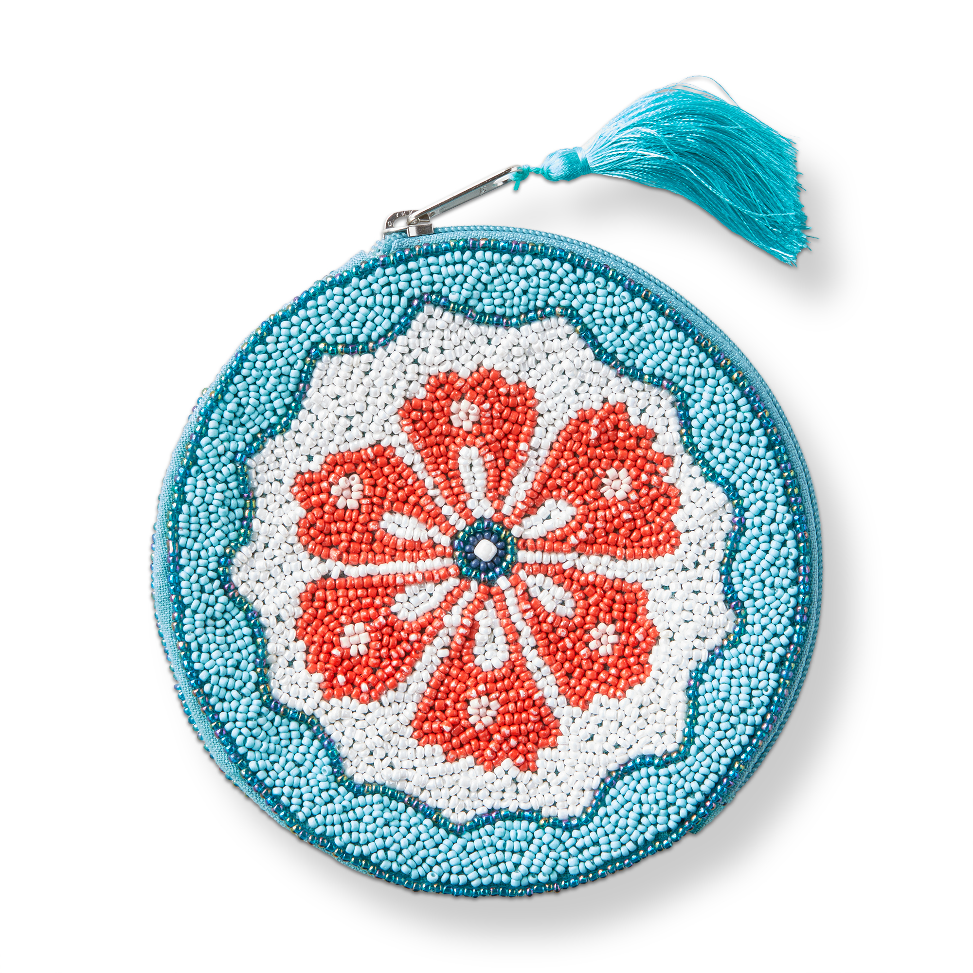 Picture of ECLECTIC FUN FLOWER BEADED COIN PURSE