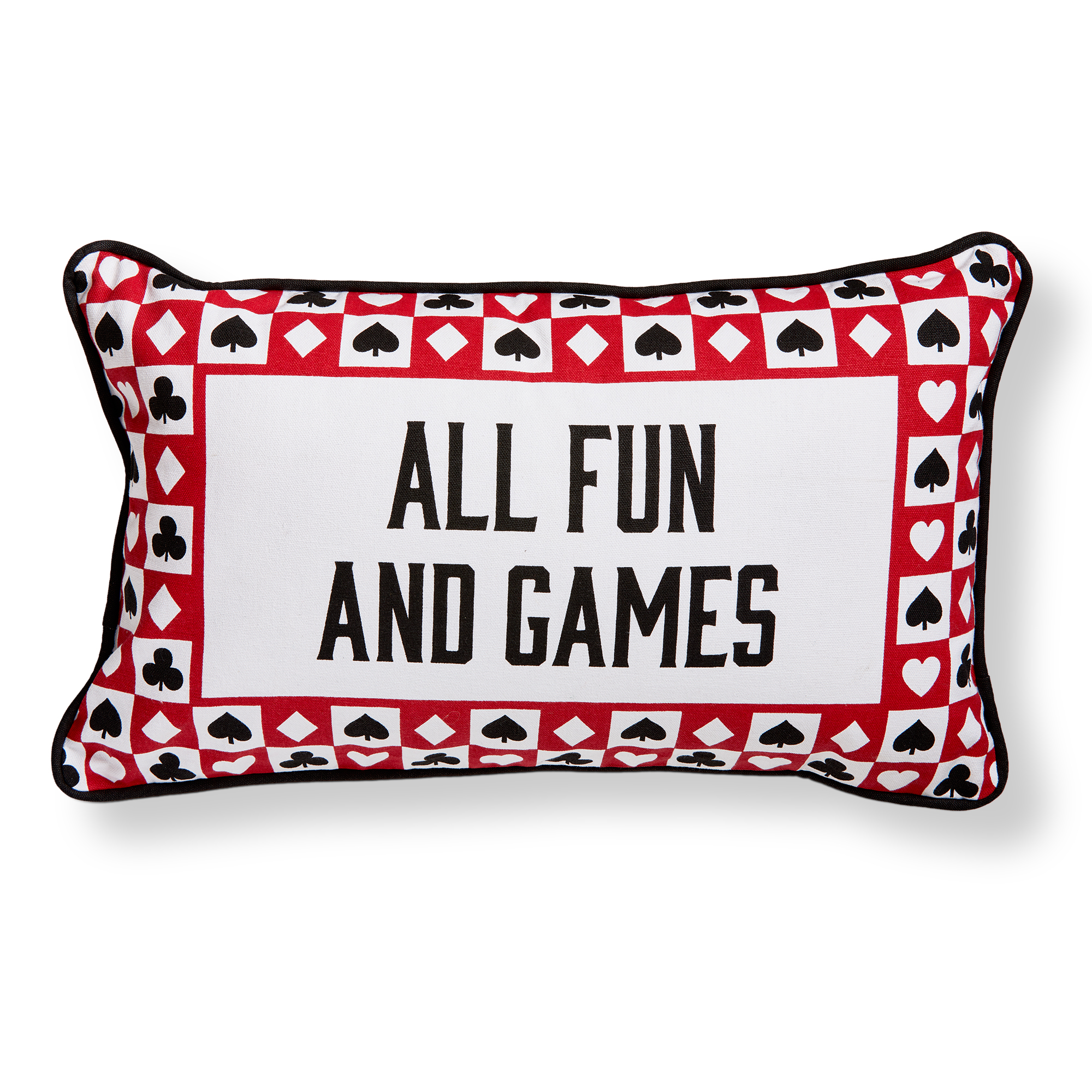 Picture of ALL FUN AND GAMES LUMBAR PILLOW