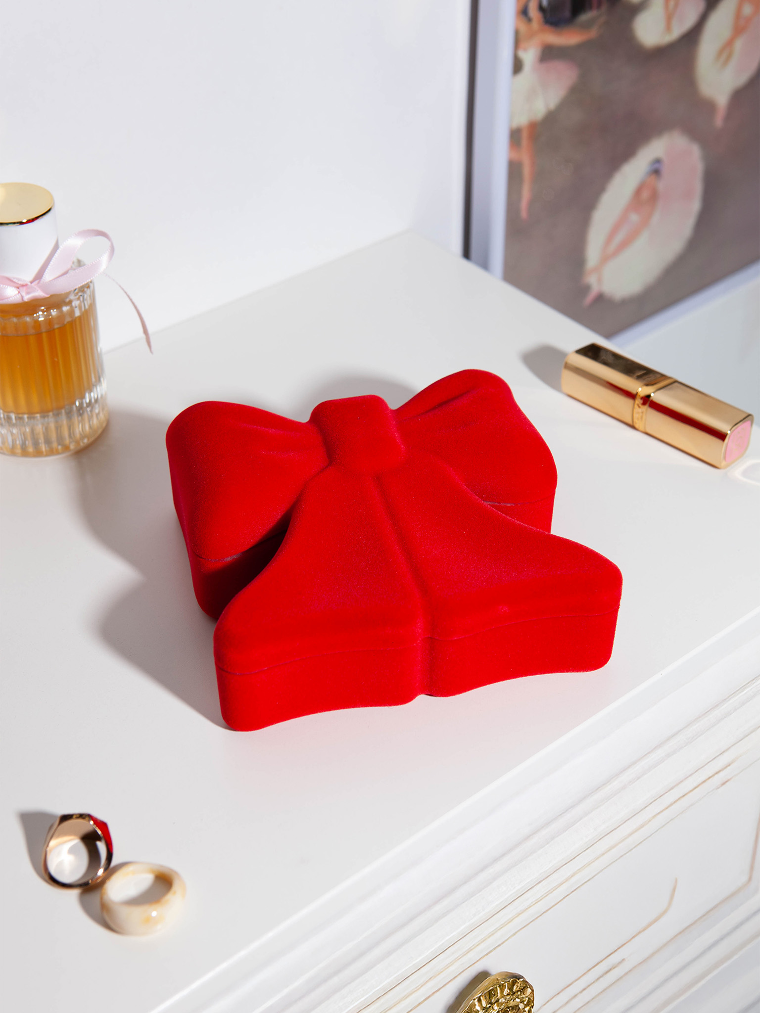 Picture of DOIY, Storage Box, Bow, Red