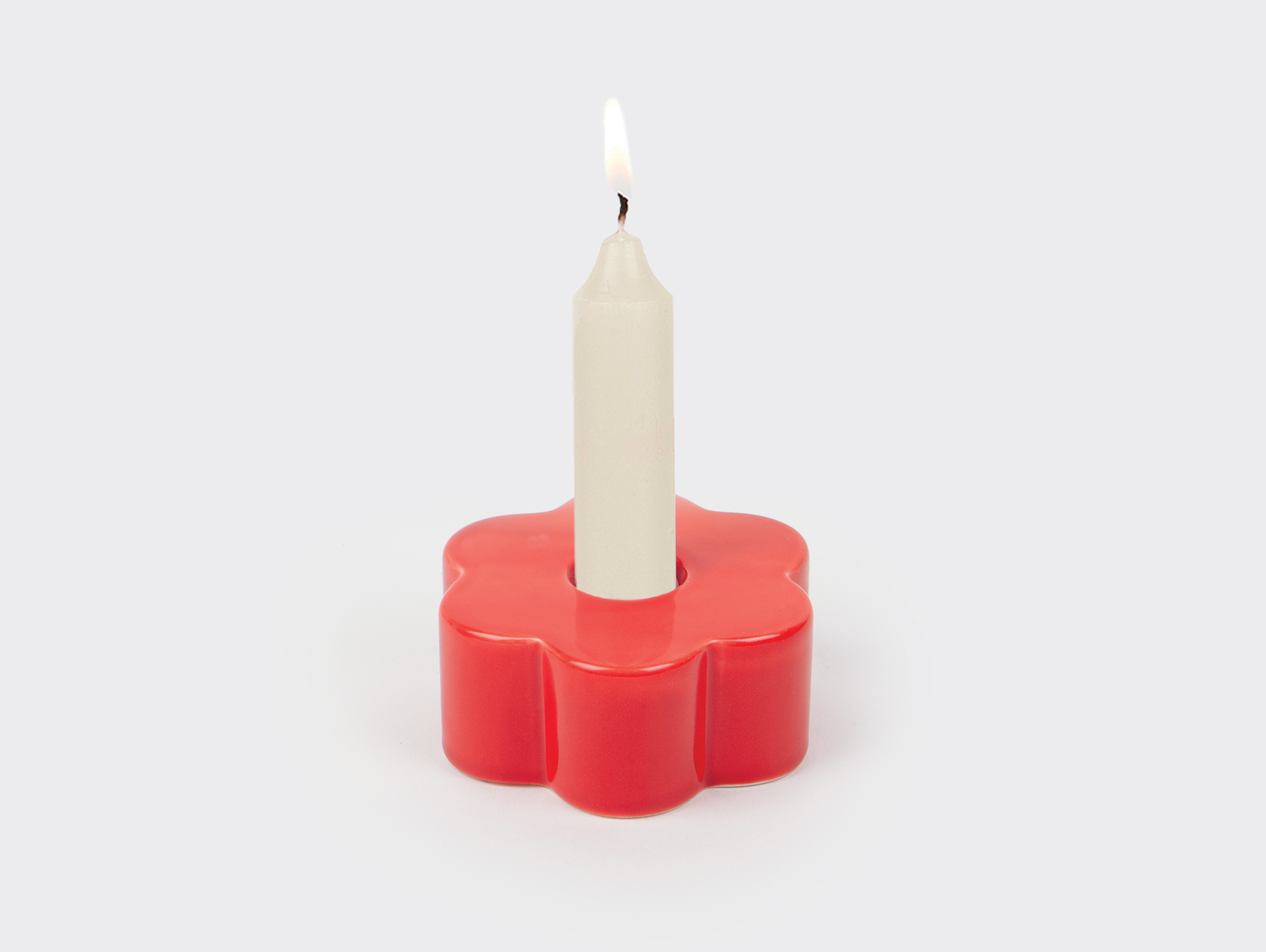 Picture of DOIY, Candle Holder, S, Daisy, Red