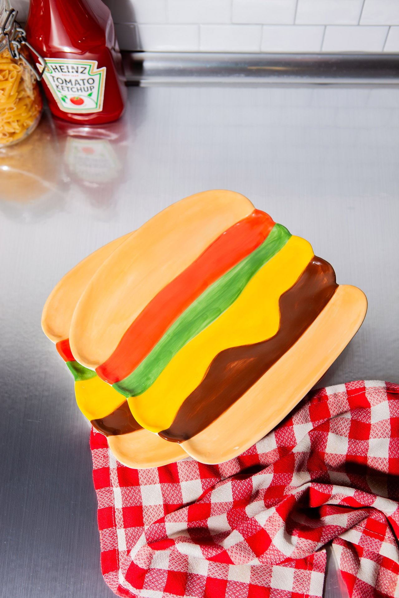Picture of DOIY, Plate, L, Fast food, Burger