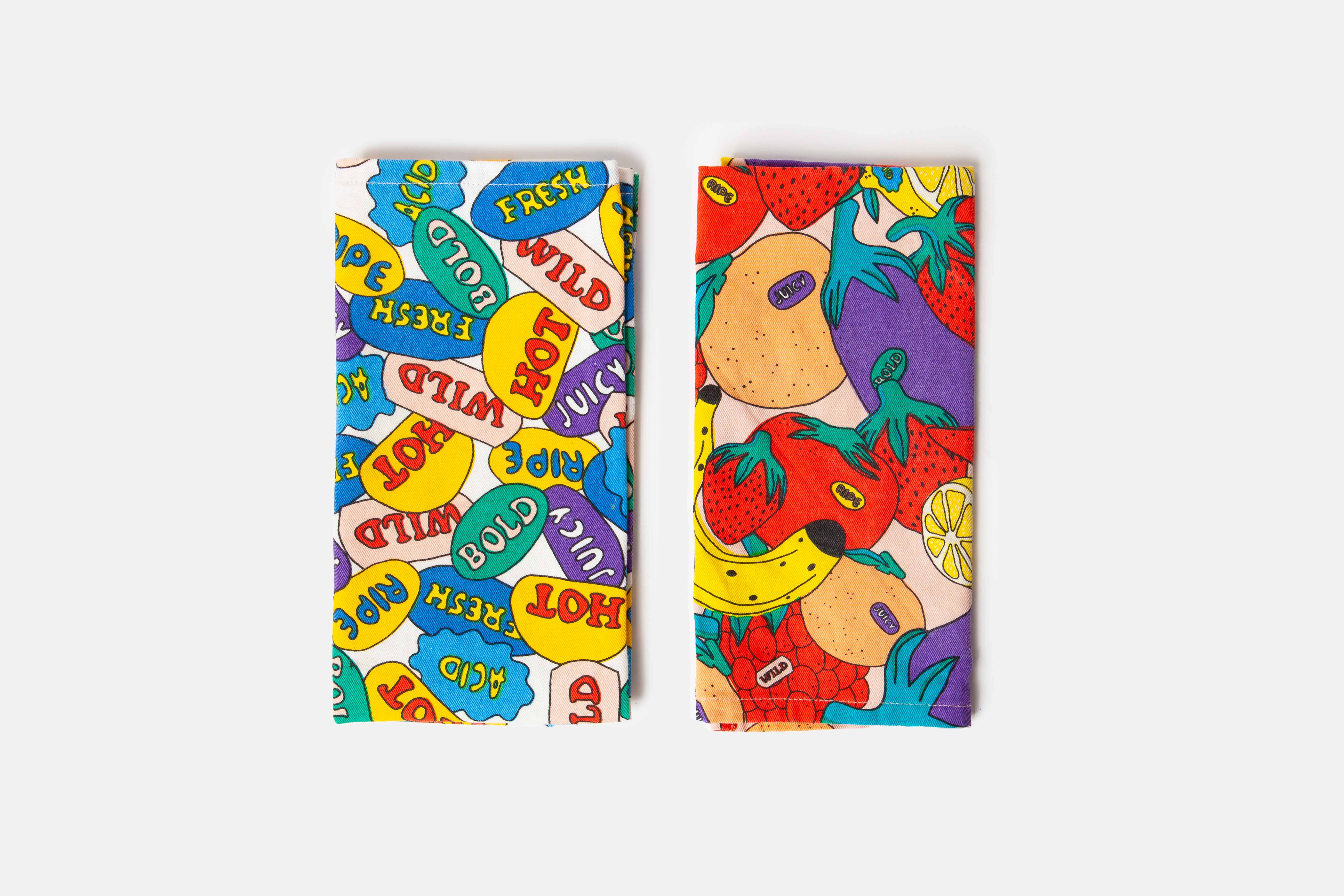 Picture of DOIY, Set of 2 Tea Towels, Farmers Market