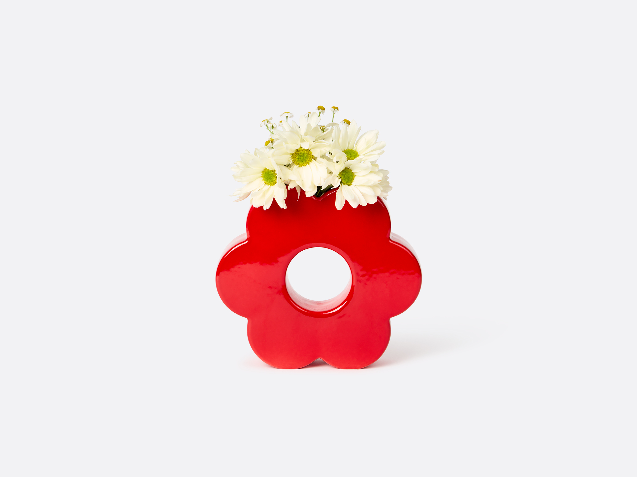 Picture of DOIY, Vase, M, Daisy, Red