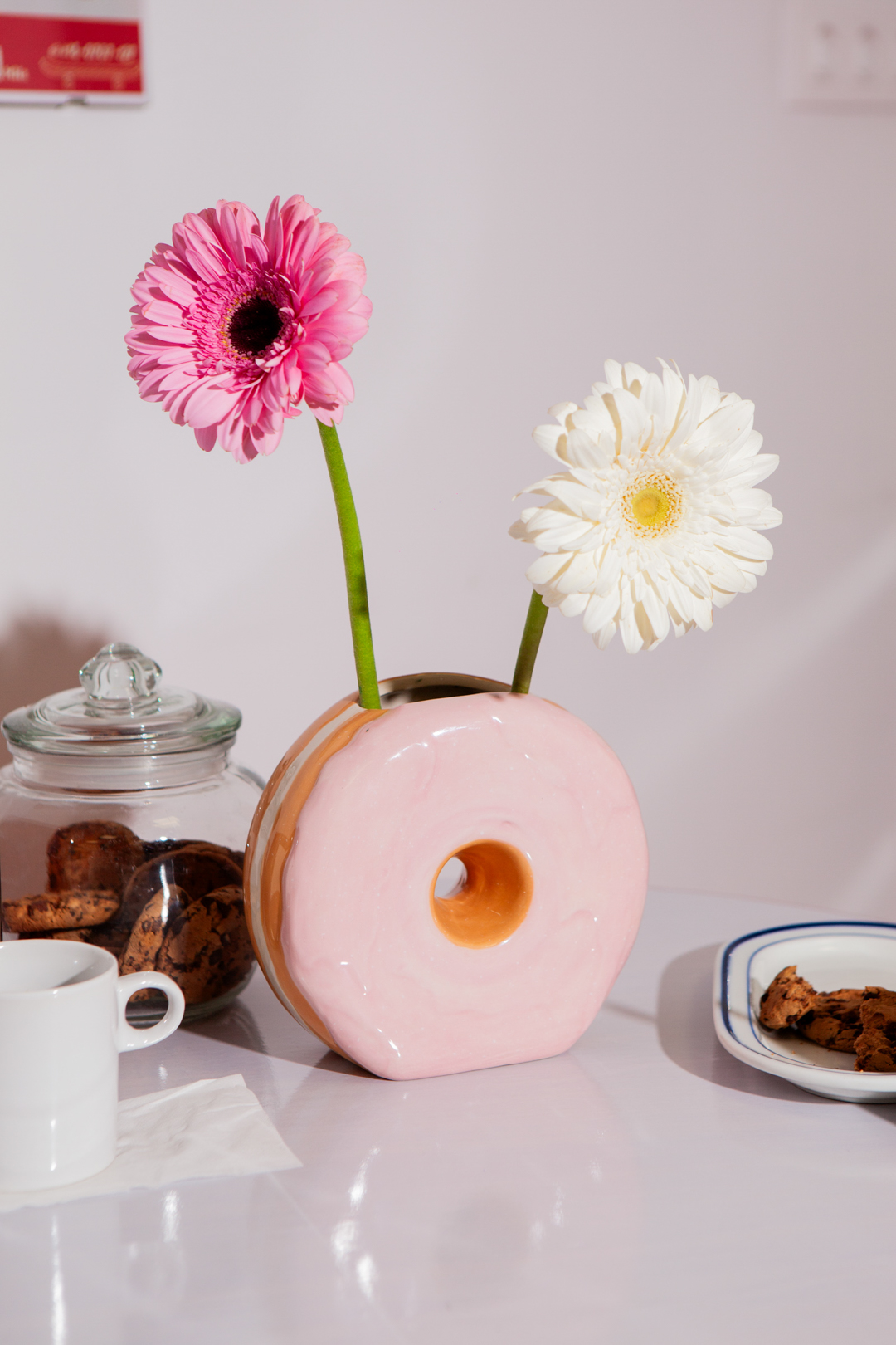 Picture of DOIY, Vase, M, Fast food, Donut