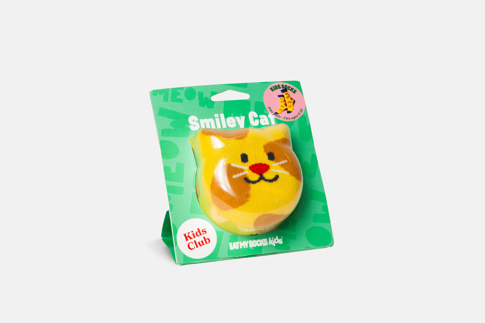 Picture of EMS, Socks, Kids, Smiley Cat