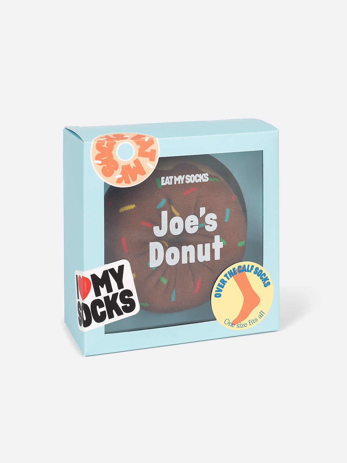 Picture of EMS, Socks, Joe's Donuts, Chocolate