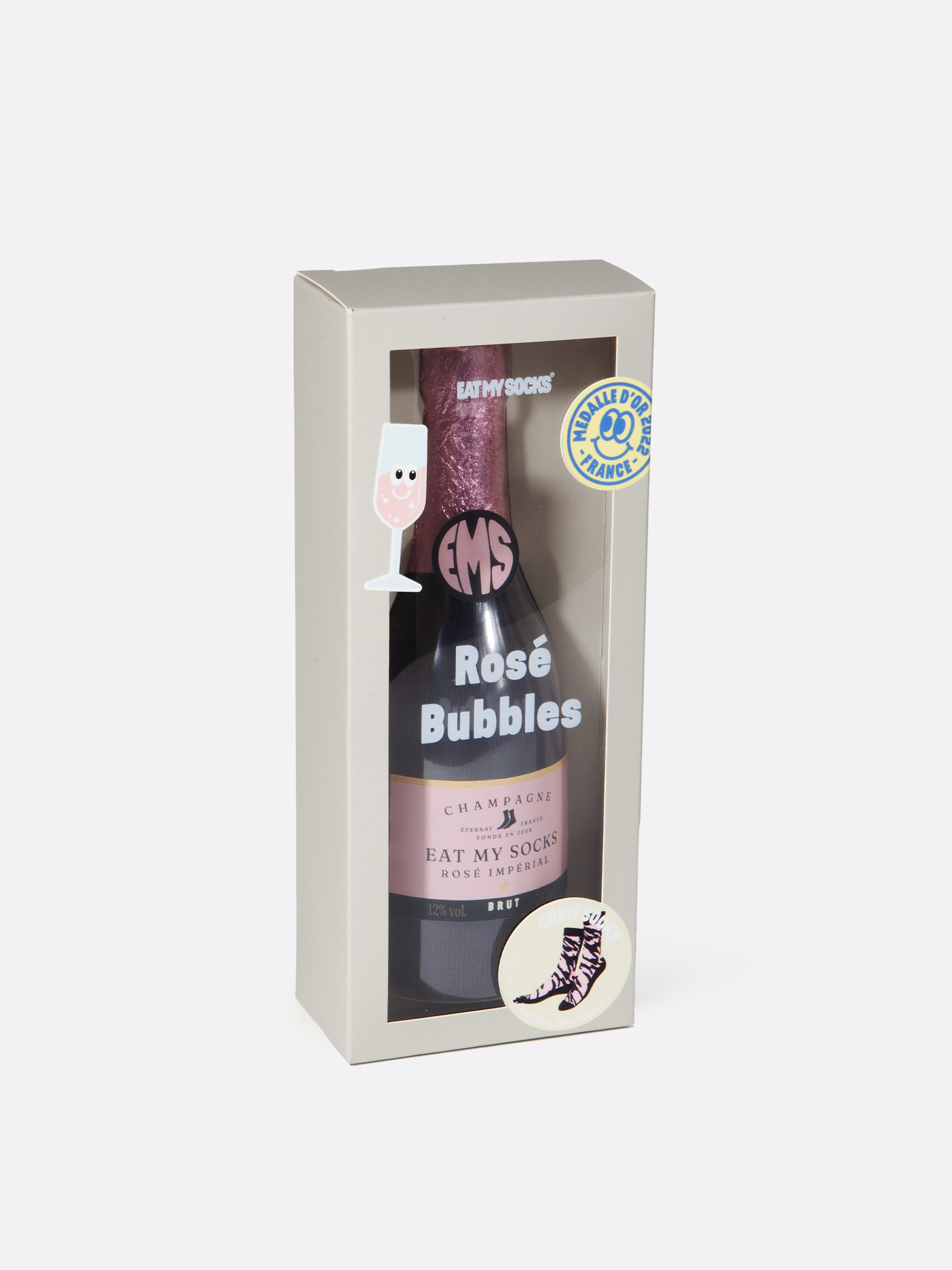 Picture of EMS, Socks, Adults, Rosé Bubbles