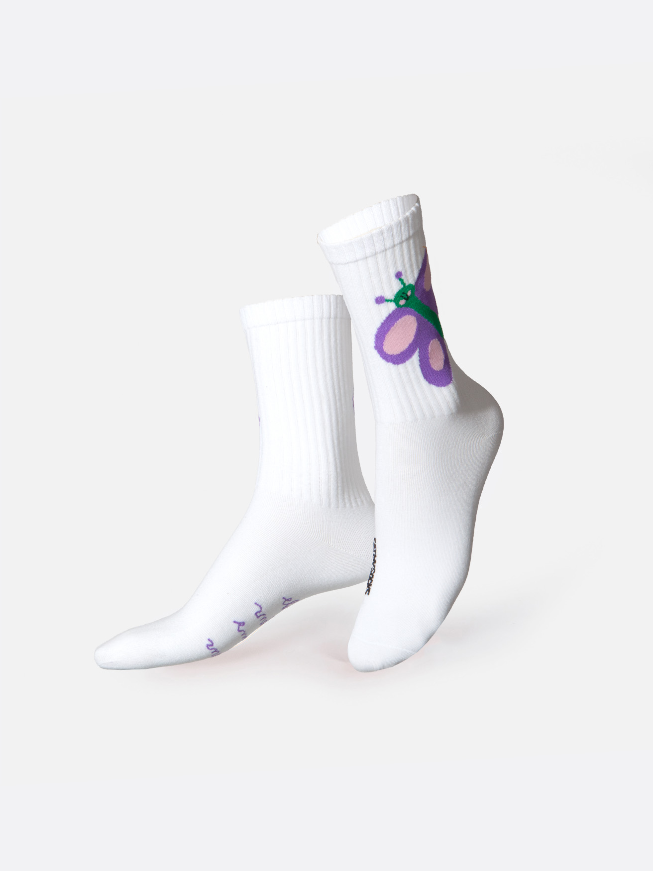 Picture of EMS, Socks, Adults, Flat, Butterfly