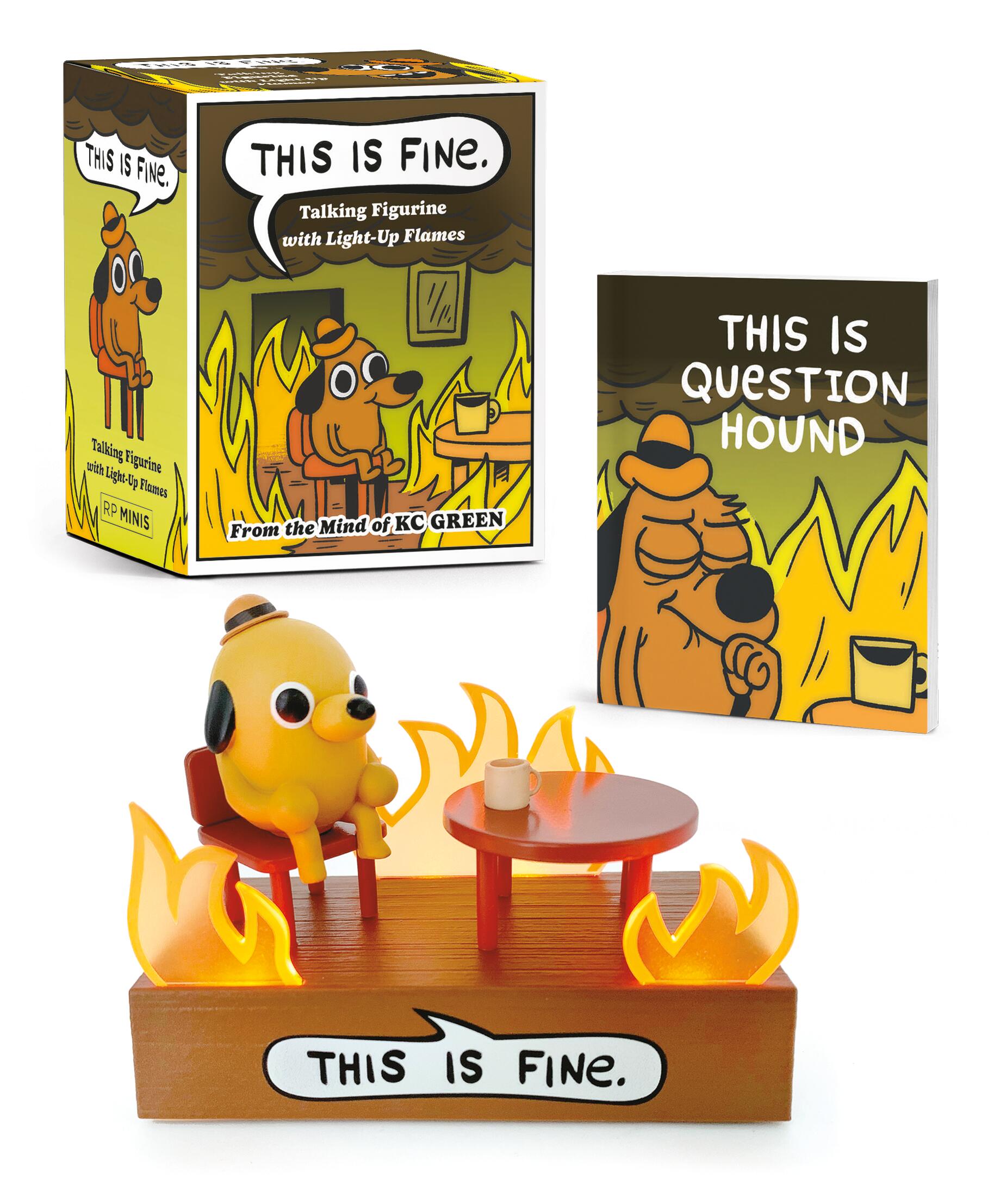 Picture of This Is Fine Talking Figurine FORMAT: Paperback