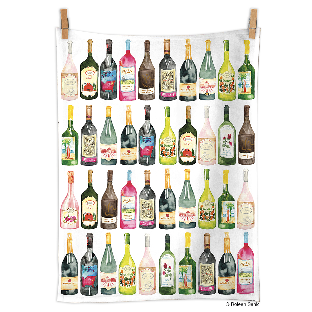 Picture of Wine Cellar 100% Cotton Tea Towel