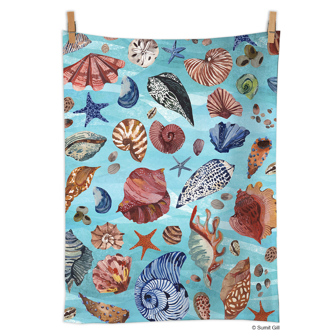 Picture of Beachcomber 100% Cotton Tea Towel