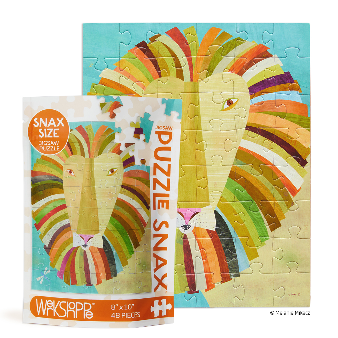 Picture of Colorful Lion 48 Piece Puzzle Snax