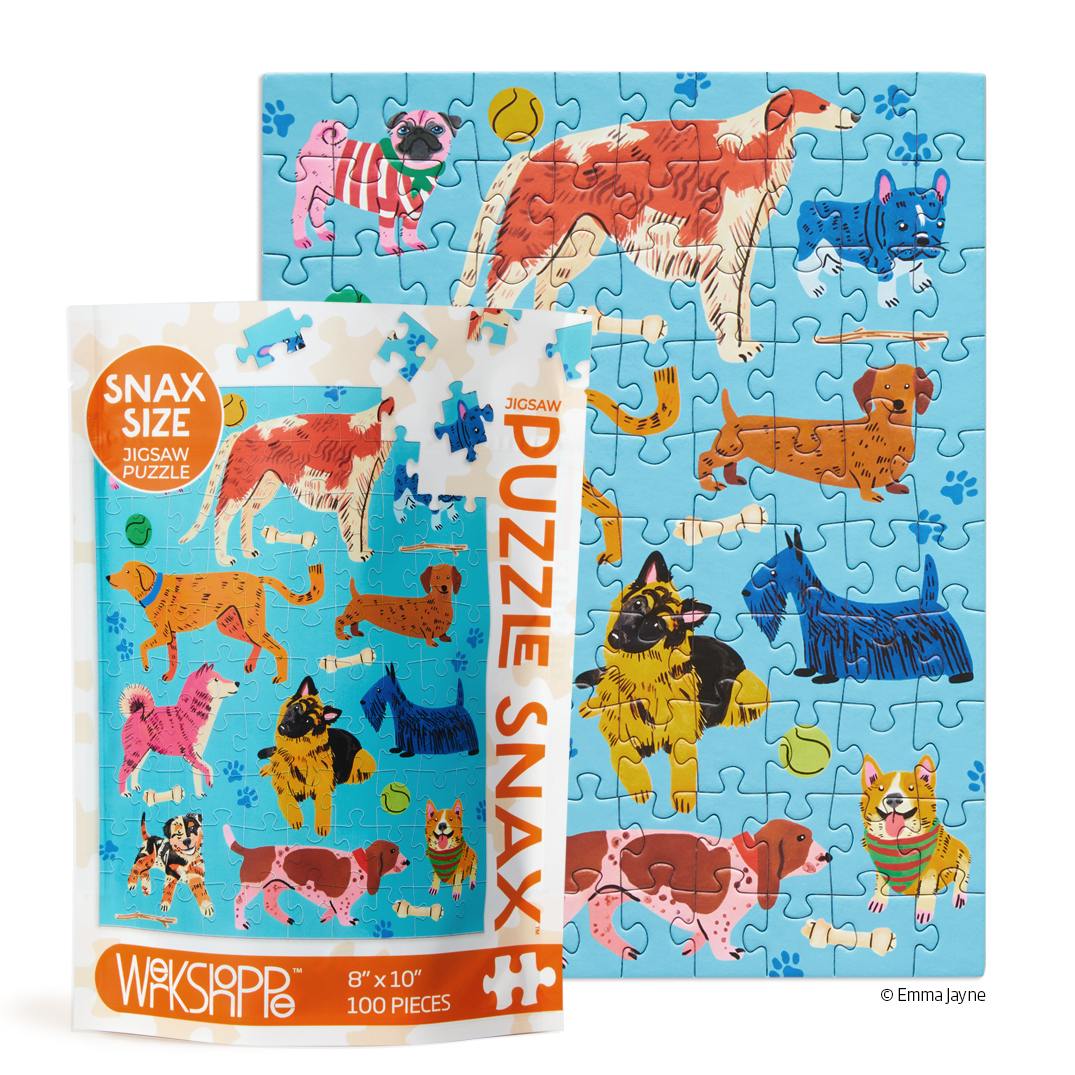 Picture of Pooches Playtime 100 Piece Puzzle Snax