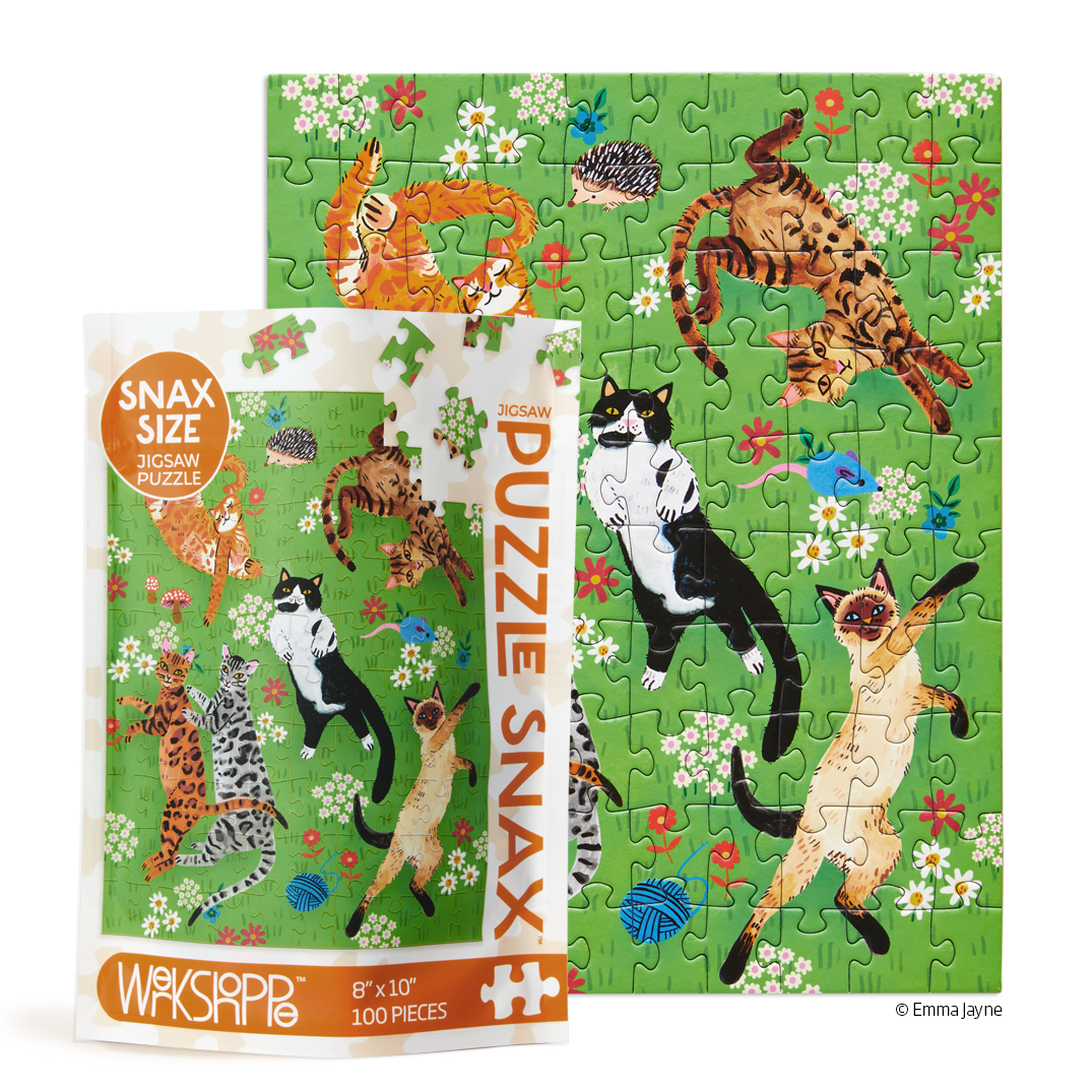 Picture of Cat Nap 100 Piece Puzzle Snax