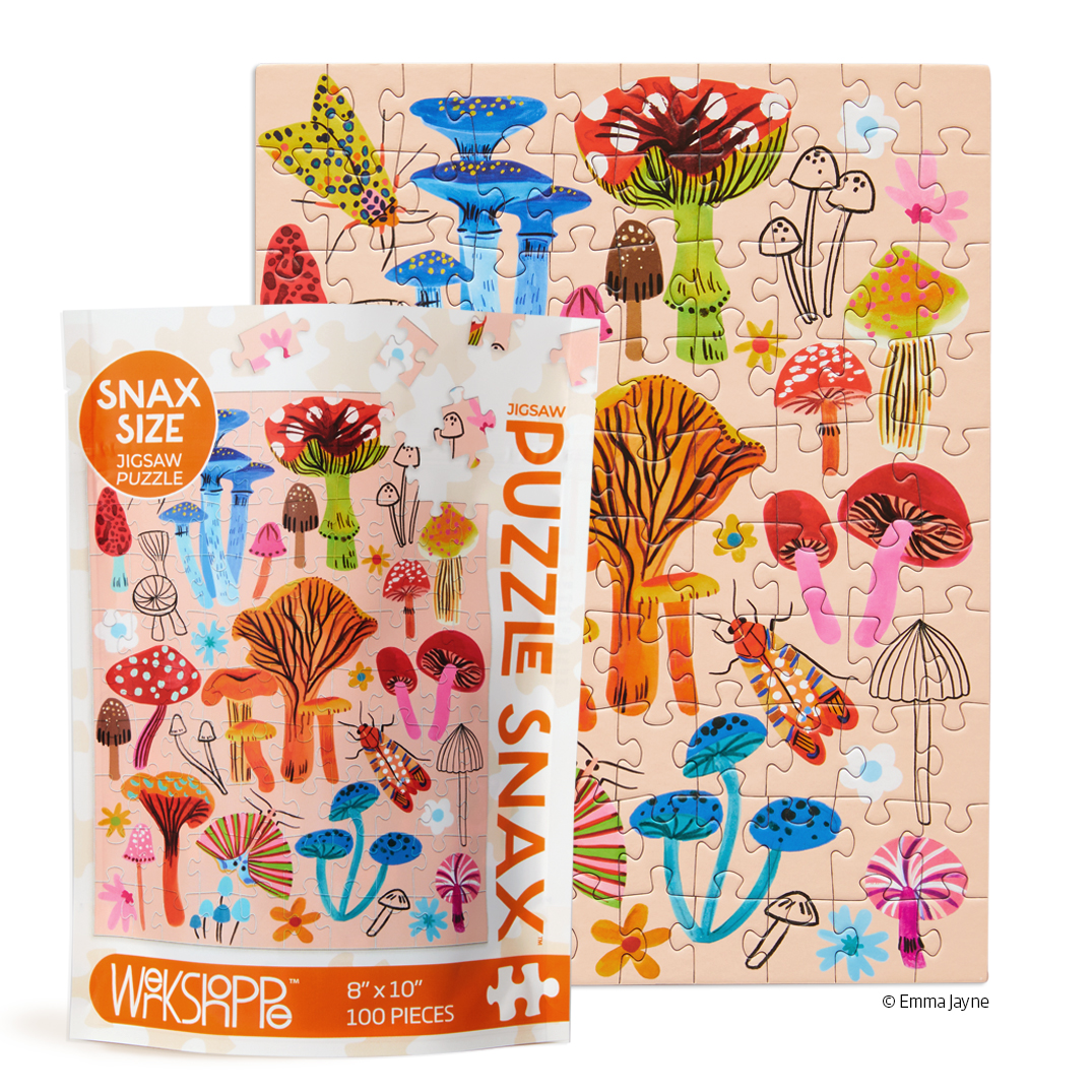 Picture of Mushroom Patch 100 Piece Puzzle Snax