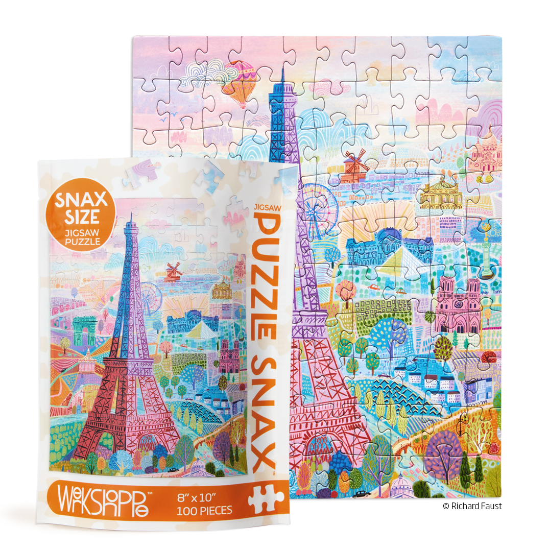 Picture of Paris Holiday 100 Piece Puzzle Snax
