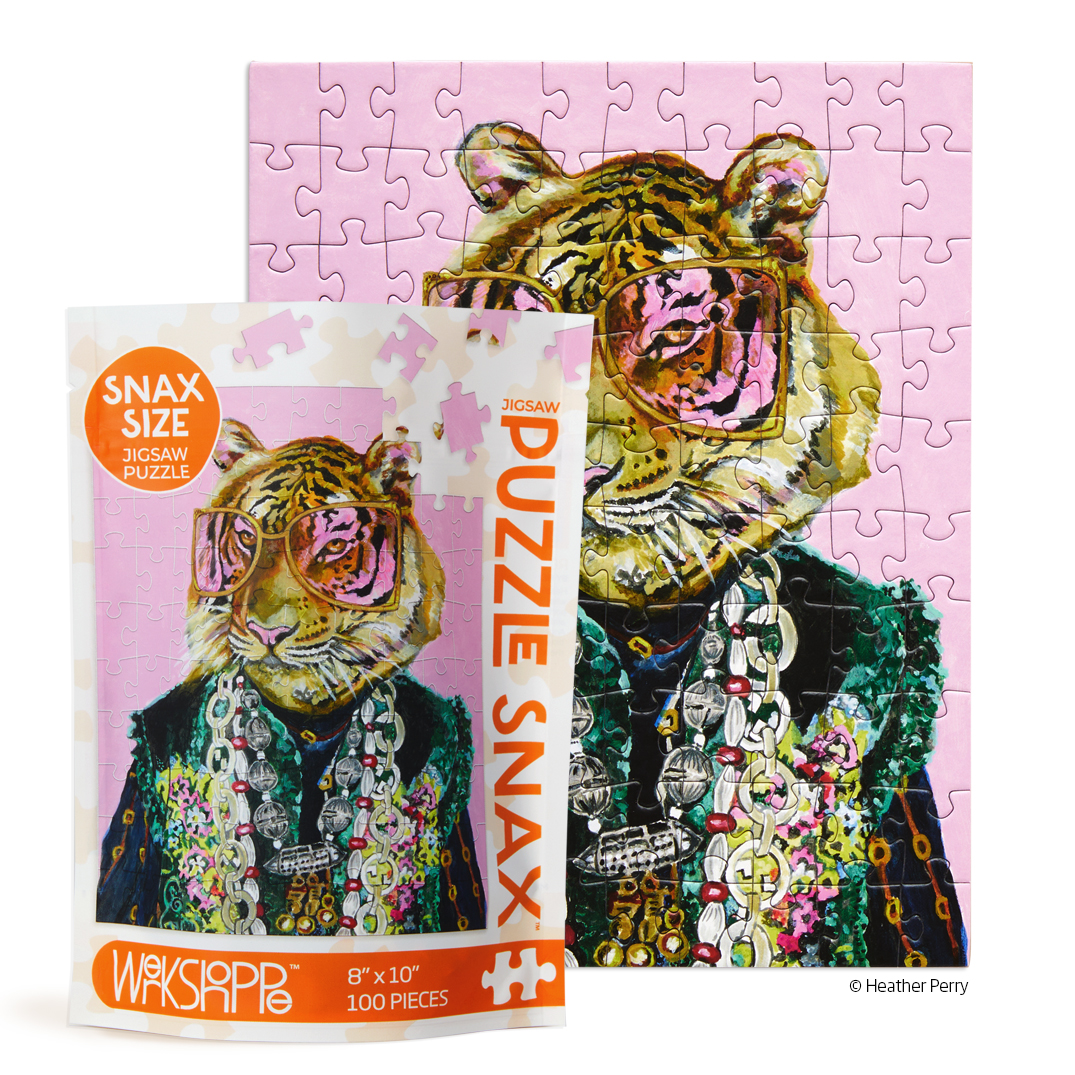 Picture of Rose Colored Glasses 100 Piece Puzzle Snax