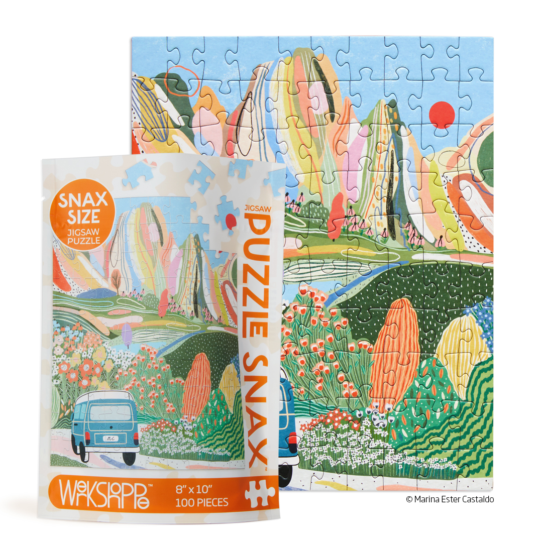 Picture of Day Tripping 100 Piece Puzzle Snax