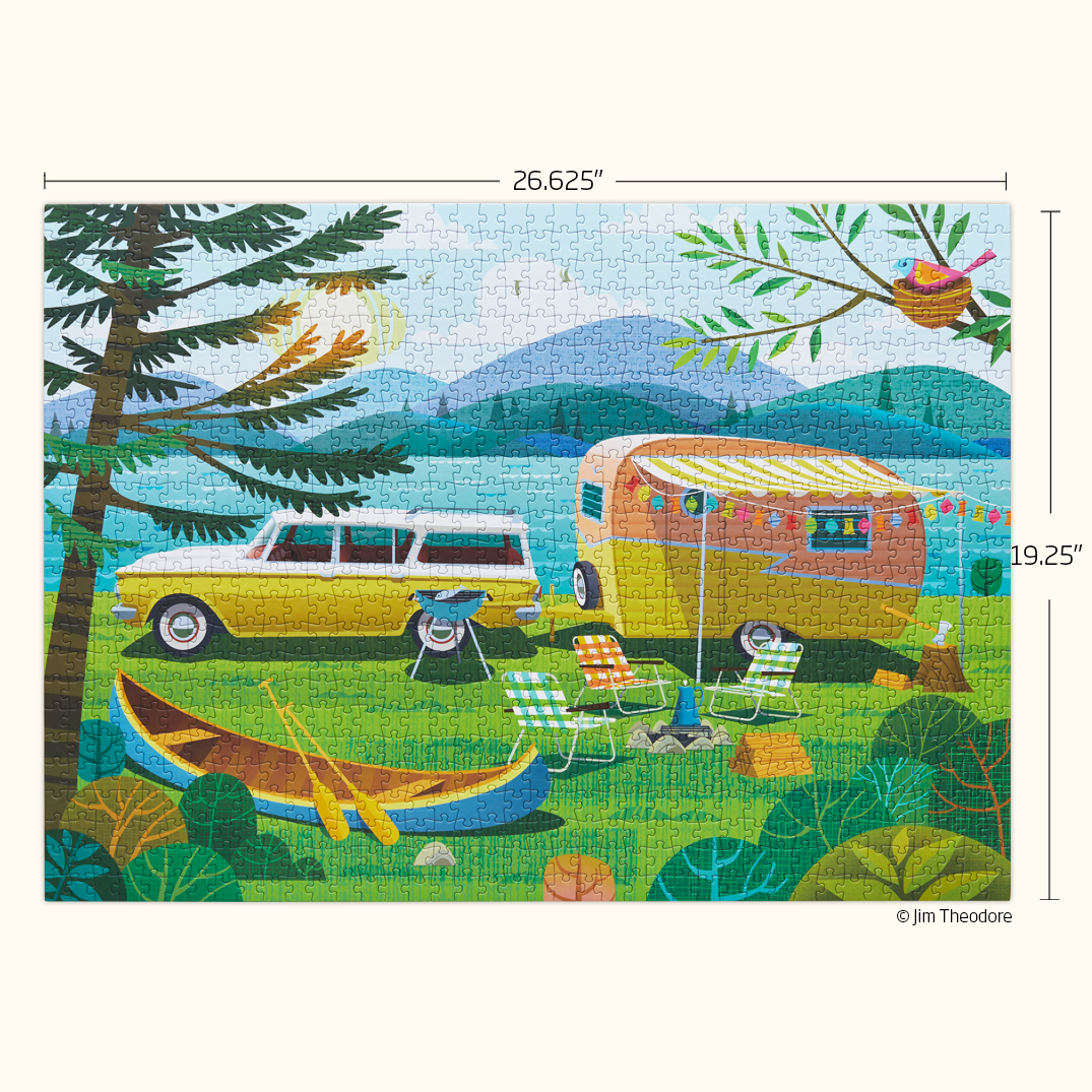 Picture of Happy Camper 1000 Piece Puzzle