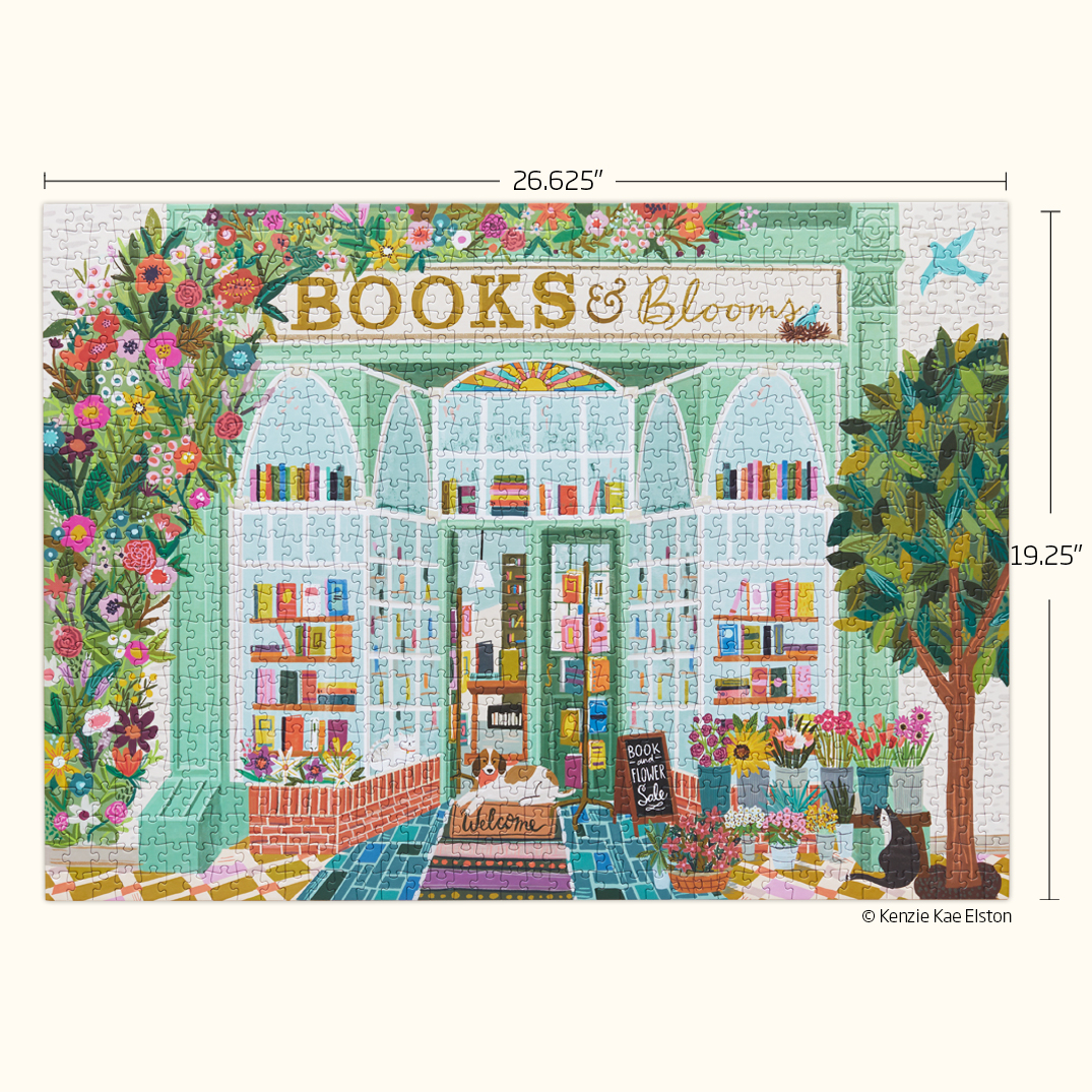 Picture of Books & Blooms 1000 Piece Puzzle