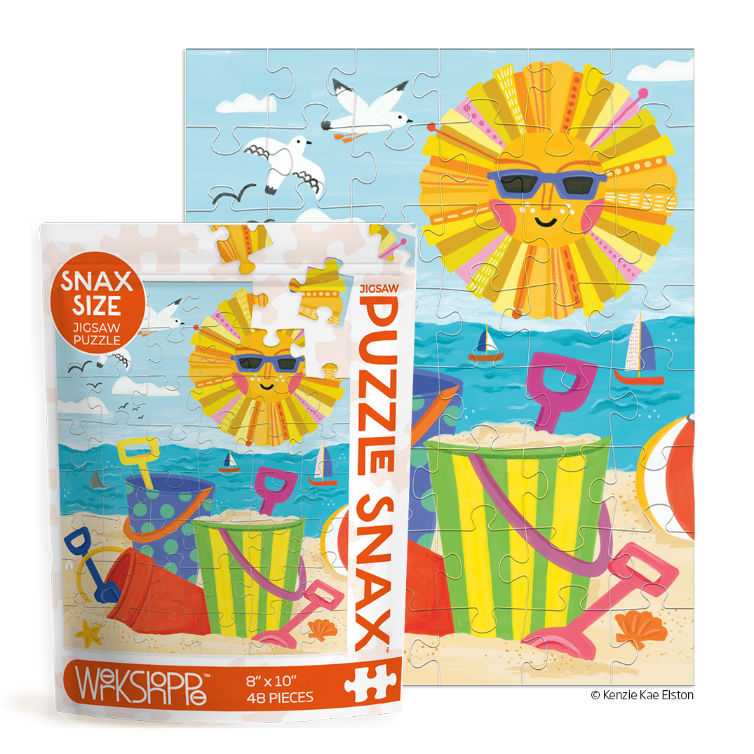 Picture of Beach Play 48 Piece Puzzle Snax