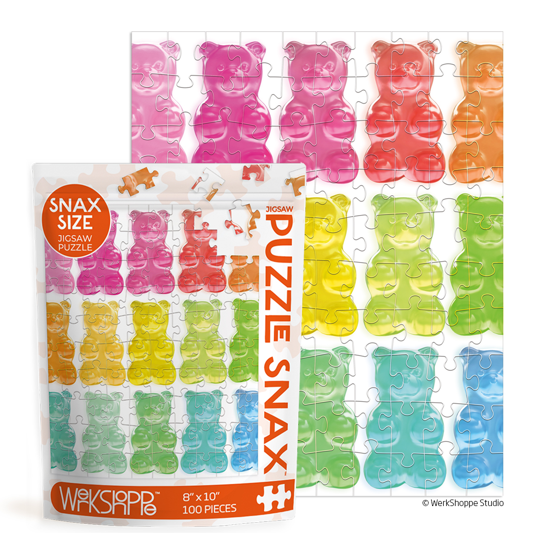 Picture of Gummy Bears 100 Piece Puzzle Snax