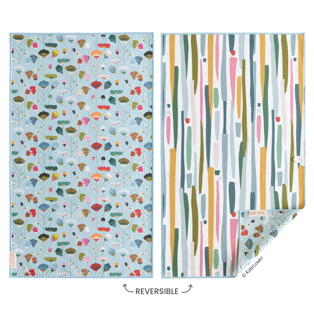 Picture of Floral Stems Microfiber Towel