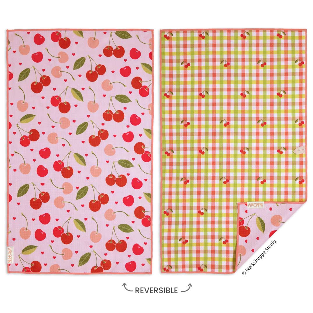 Picture of Cherry Hearts Microfiber Towel