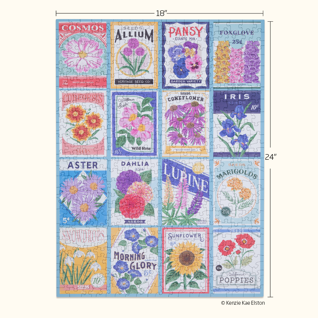 Picture of Seed Packets 500 Piece Puzzle