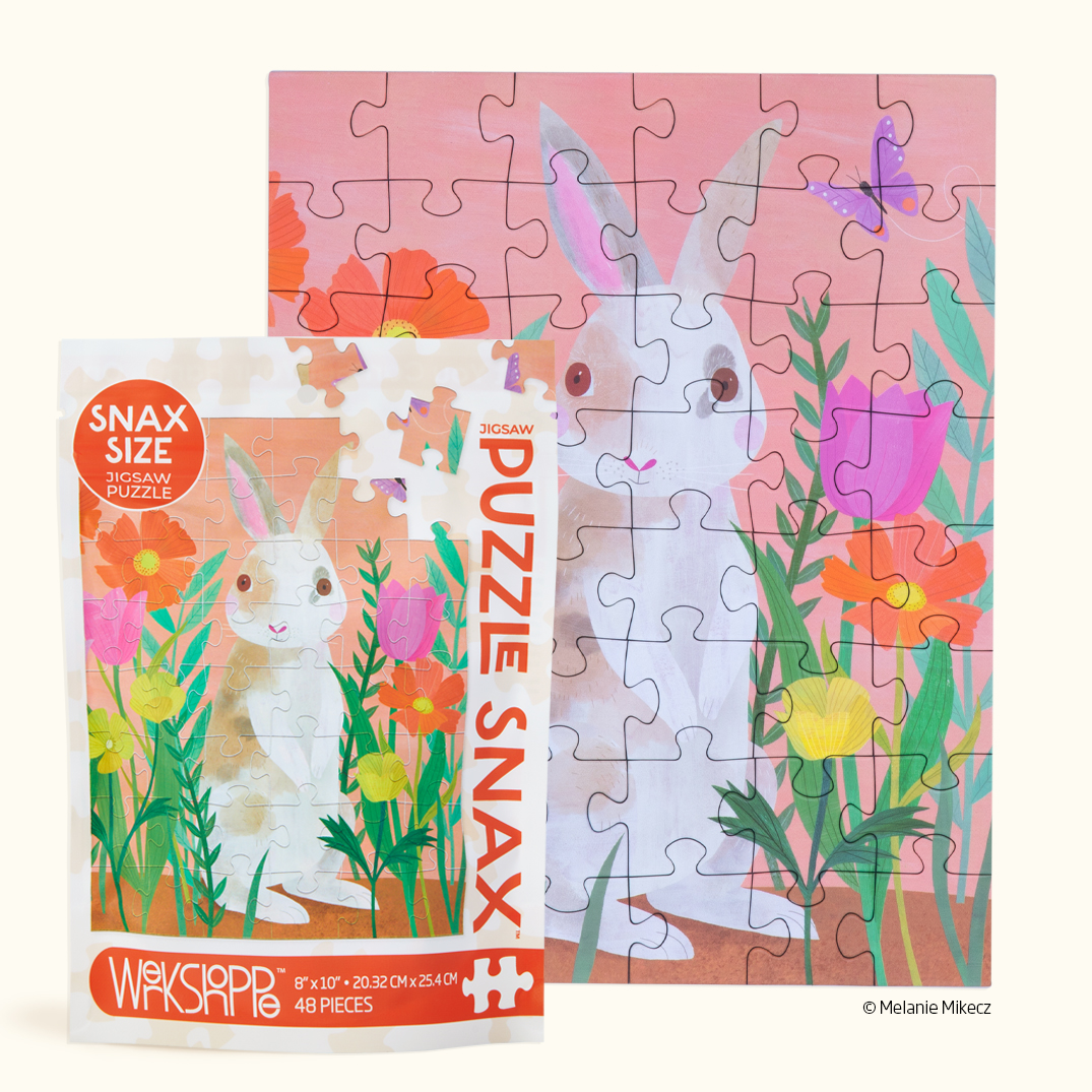 Picture of Bunny Patch 48 Piece Puzzle Snax