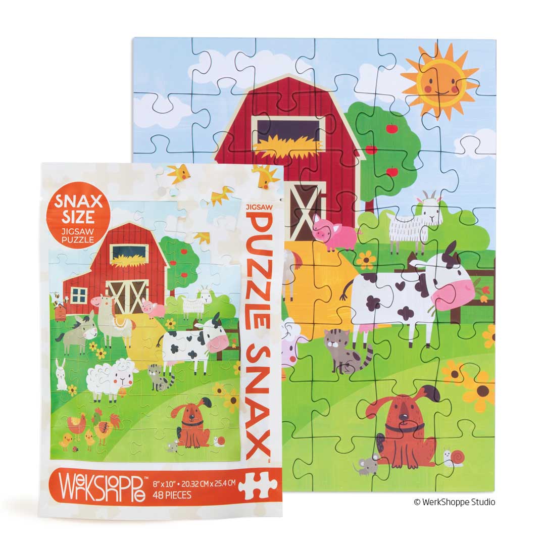 Picture of Farm Life 48 Piece Puzzle Snax