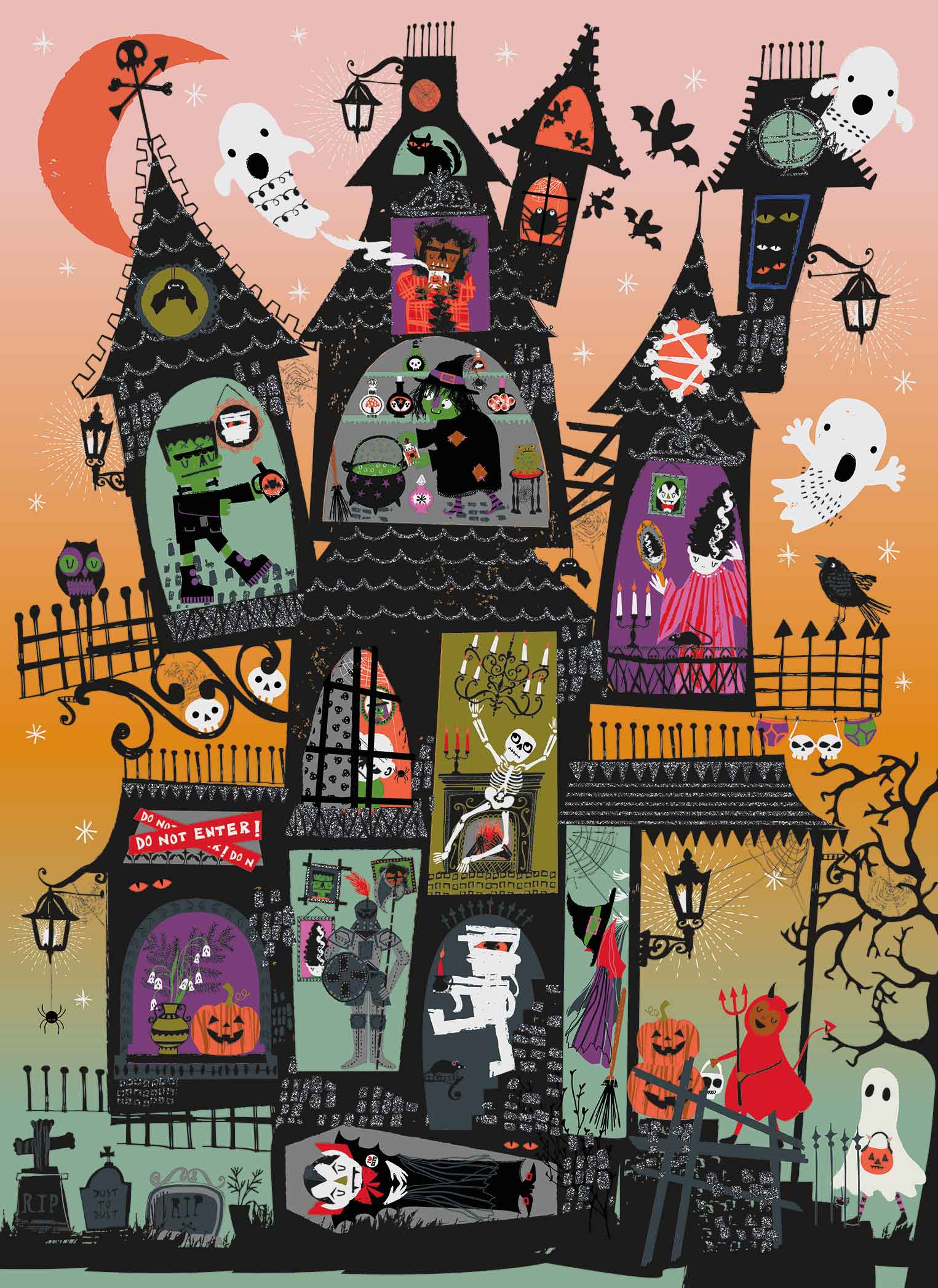 Picture of Haunted House 1000 Piece Puzzle