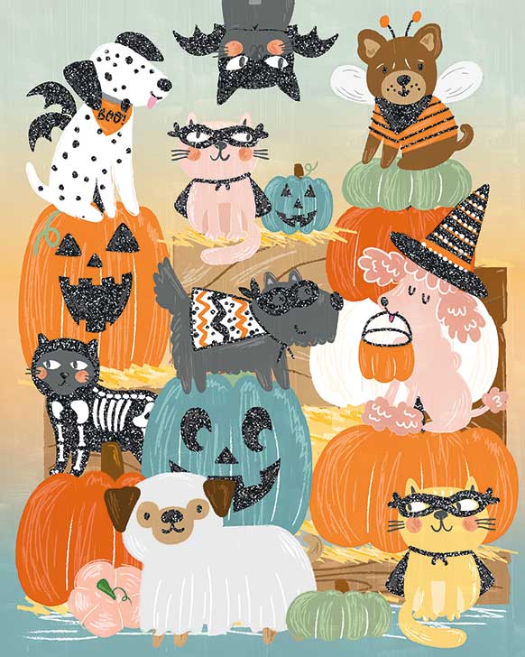 Picture of Pumpkin Patch 48 Piece Puzzle Snax