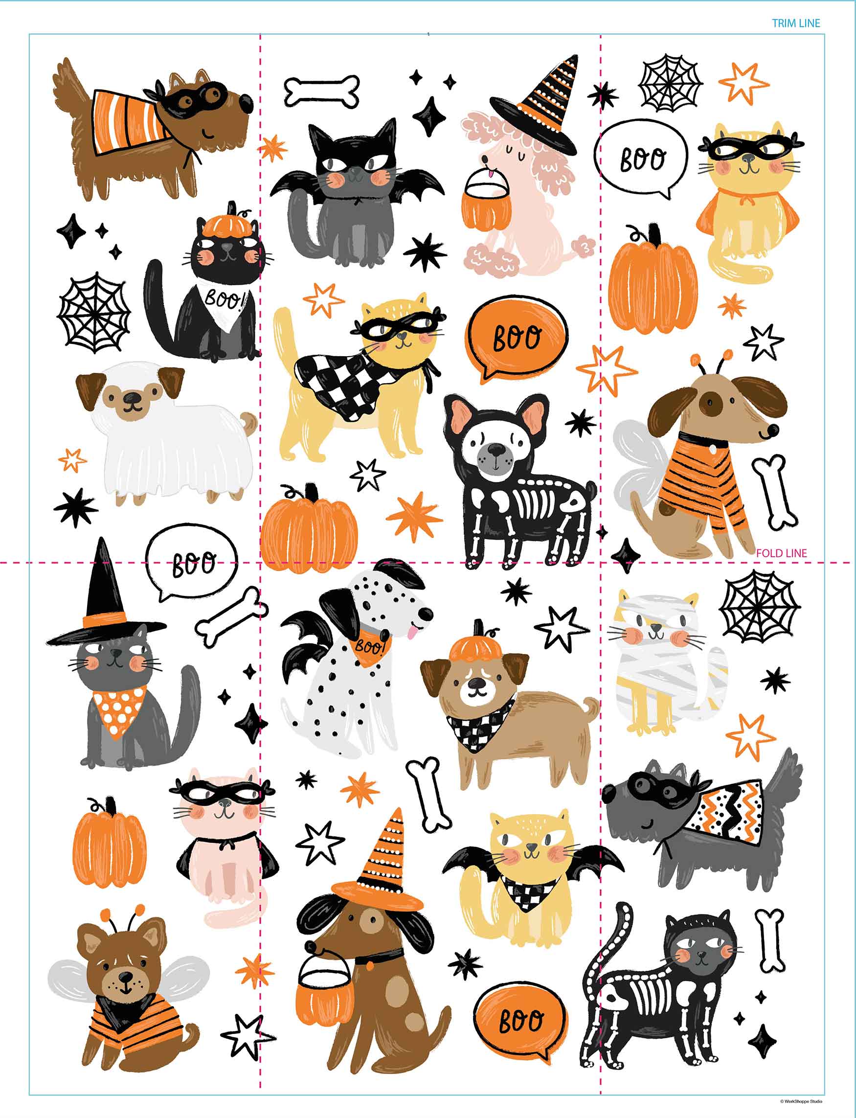 Picture of Pumpkin Patch 100% Cotton Tea Towel