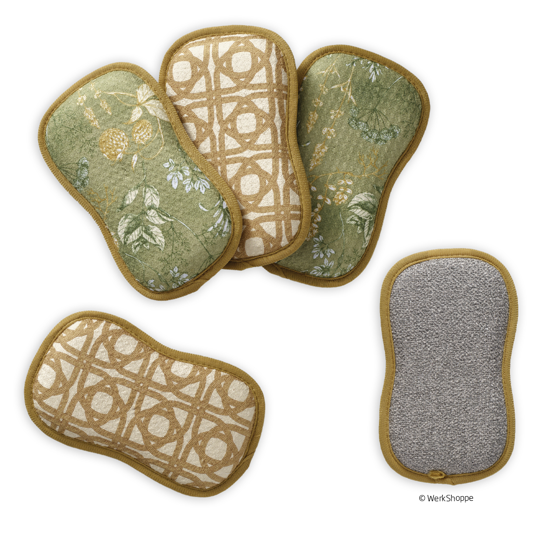 Picture of Kitchen Herbs Scrubbie Set