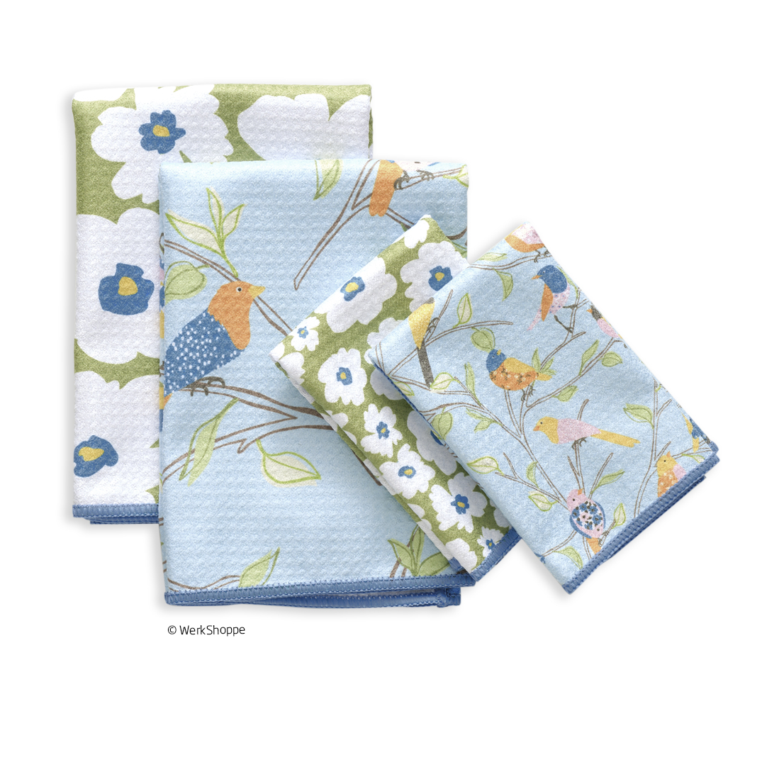 Picture of Floral Finch & Friends Towel Set
