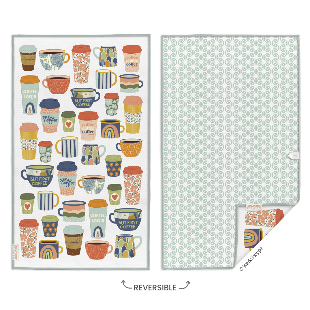 Picture of But First Coffee Microfiber Towel