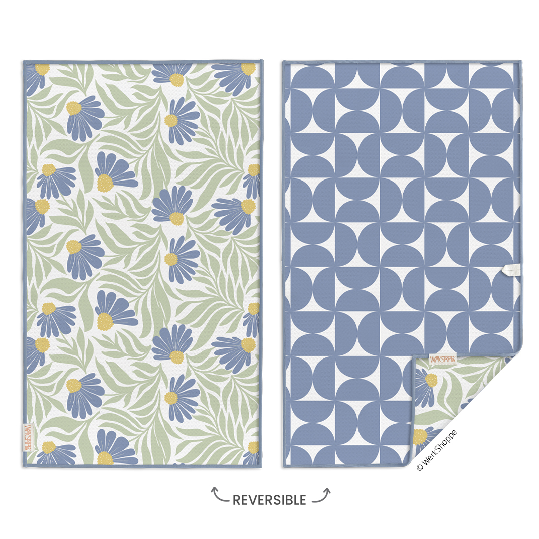 Picture of Blue Coneflower Microfiber Towel