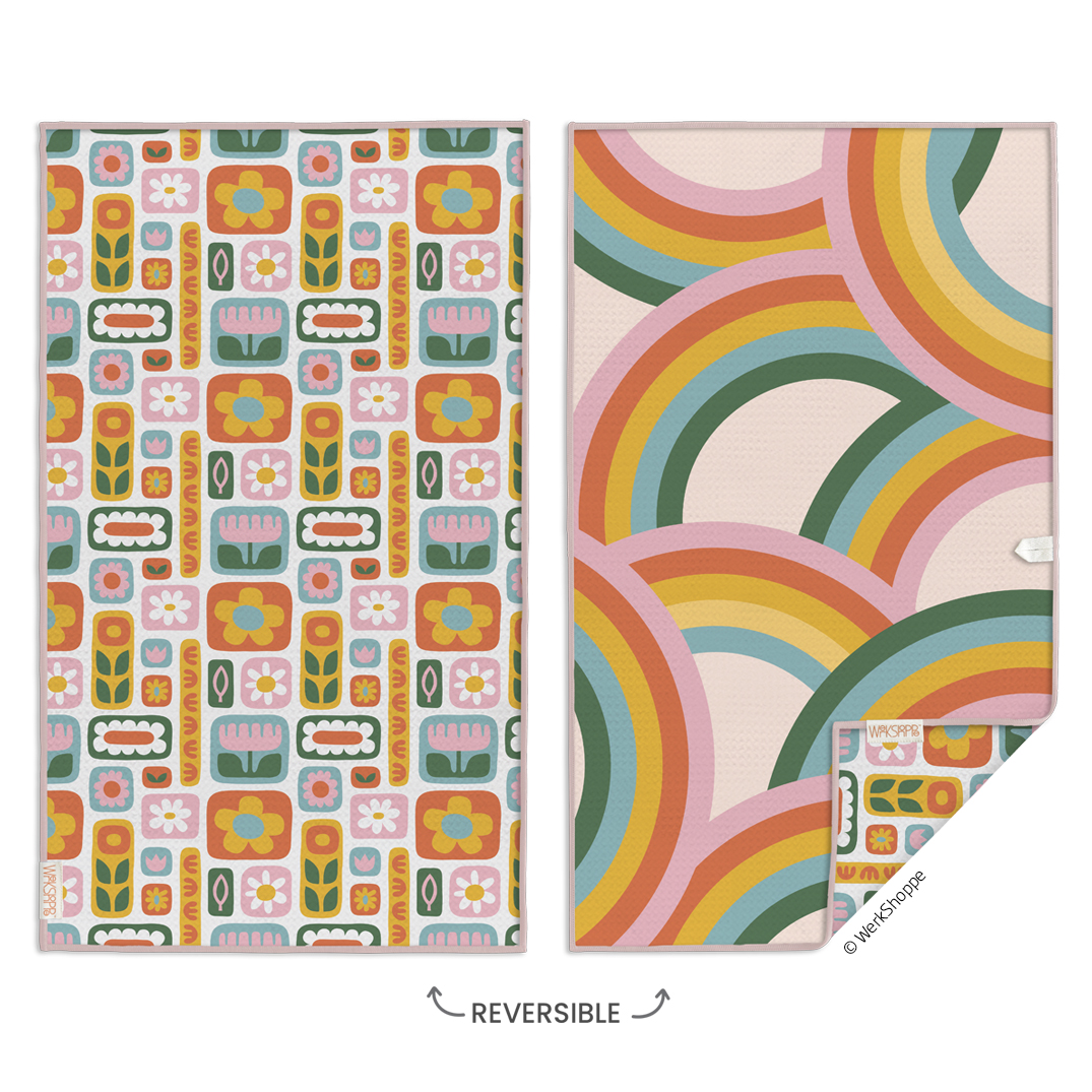 Picture of Daisies & Rainbows Microfiber Towel