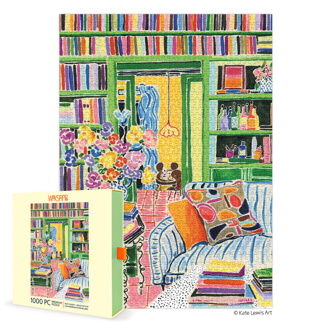 Picture of Books & Bouquets 1000 Piece Puzzle