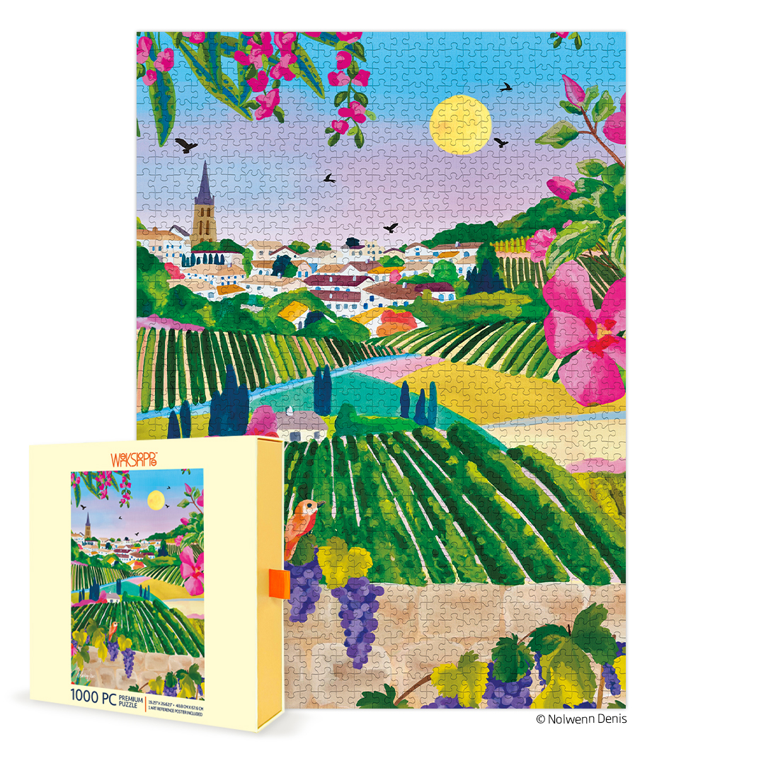 Picture of Village Vineyard 1000 Piece Puzzle